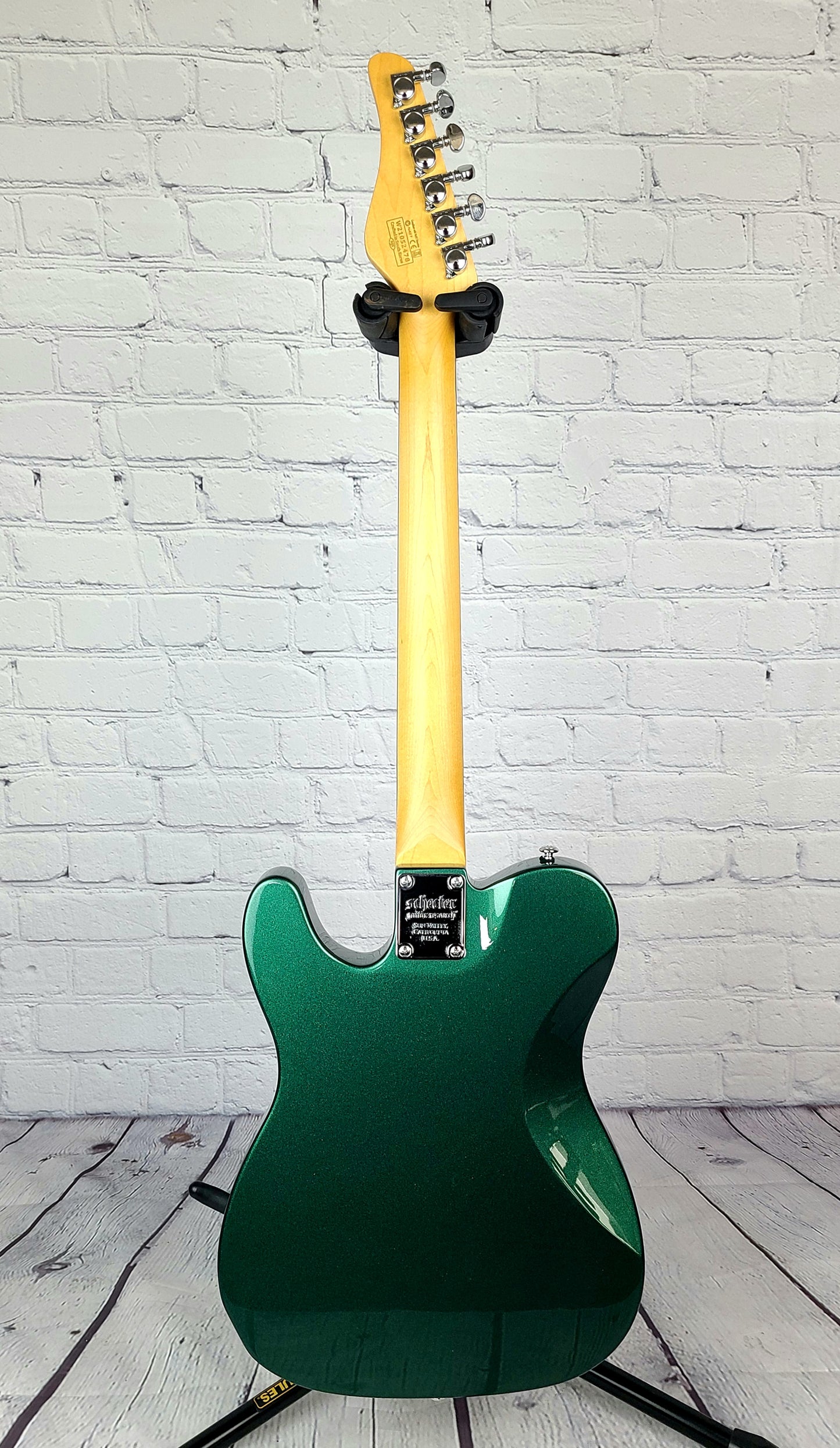 USED Schecter Fastback II B Dark Emerald Green Electric Guitar Bigsby