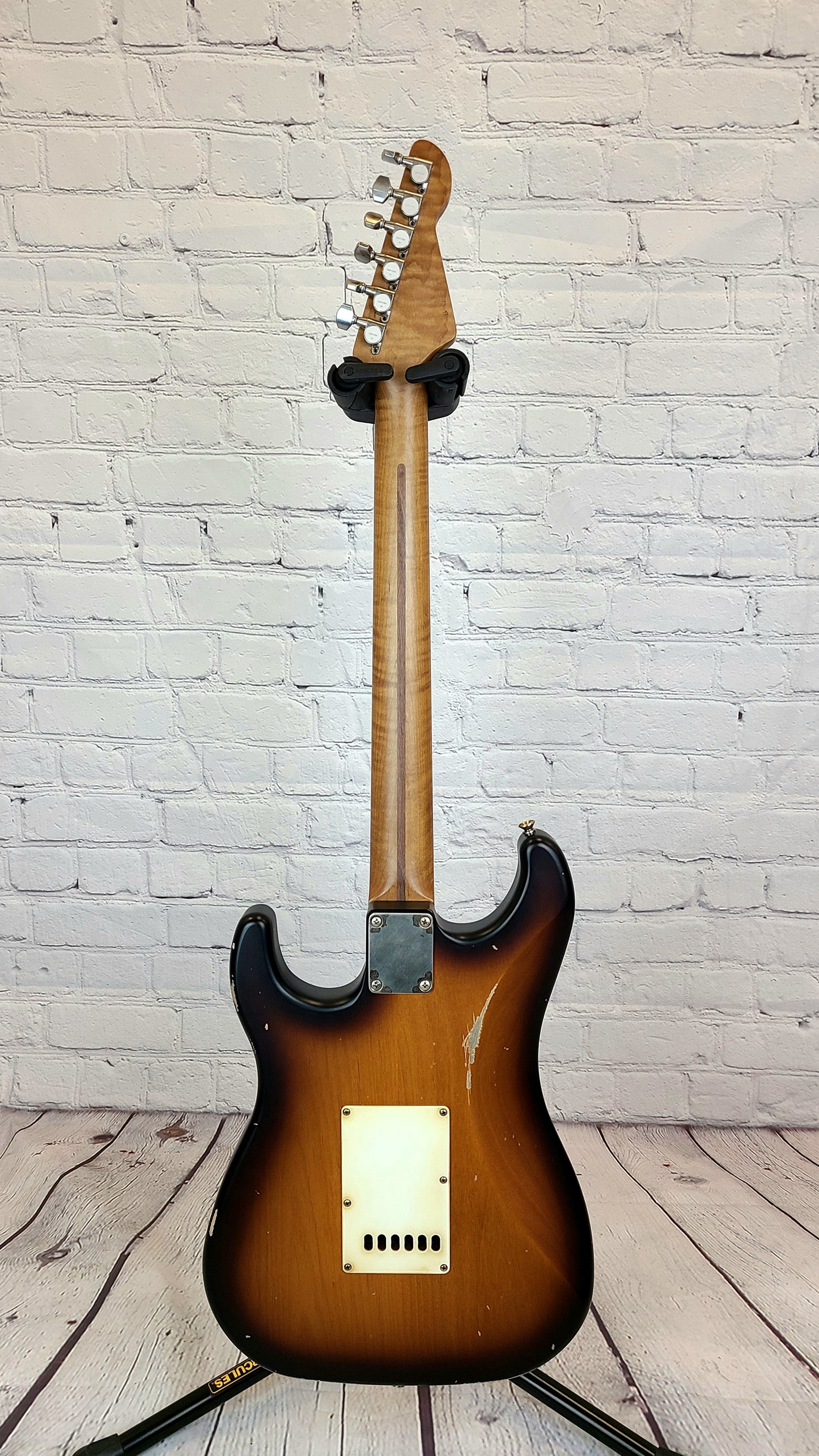 LSL Instruments Saticoy One Tobacco Sunburst H/S Medium Relic Reverse Headstock Roasted Maple Neck Stainless Frets