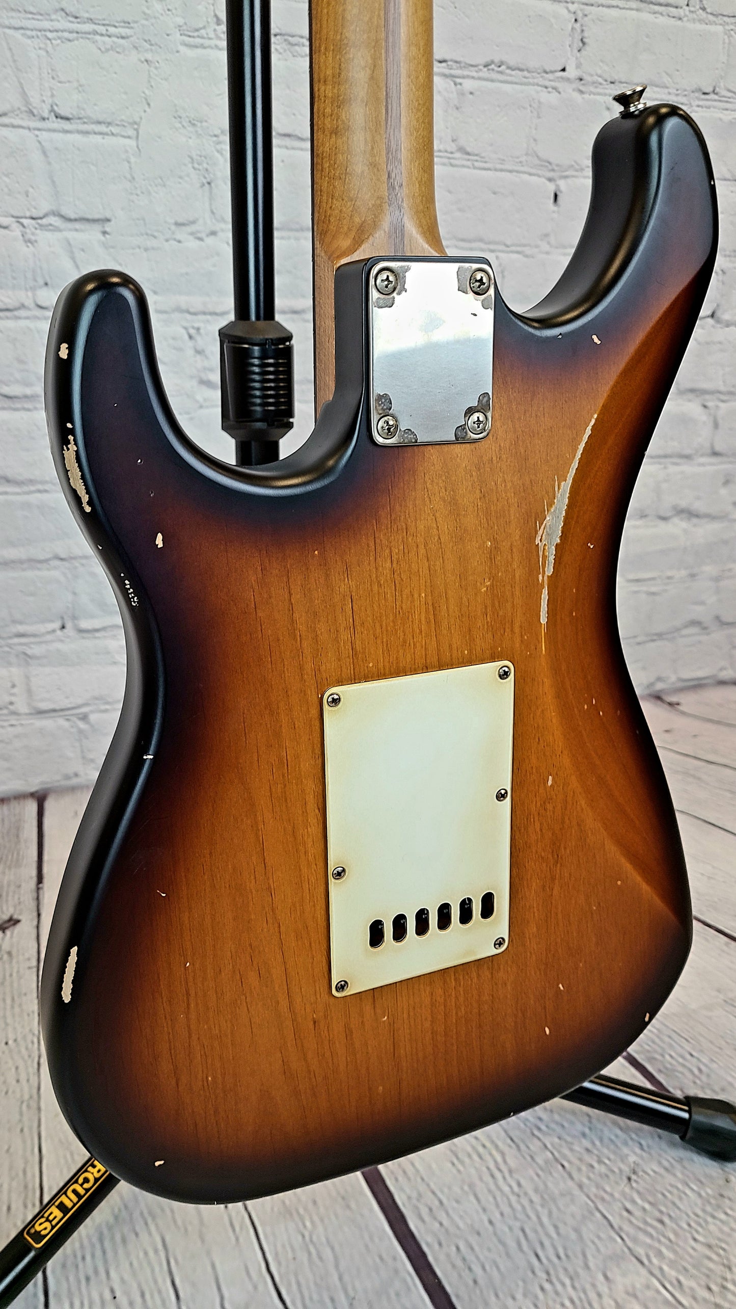 LSL Instruments Saticoy One Tobacco Sunburst H/S Medium Relic Reverse Headstock Roasted Maple Neck Stainless Frets
