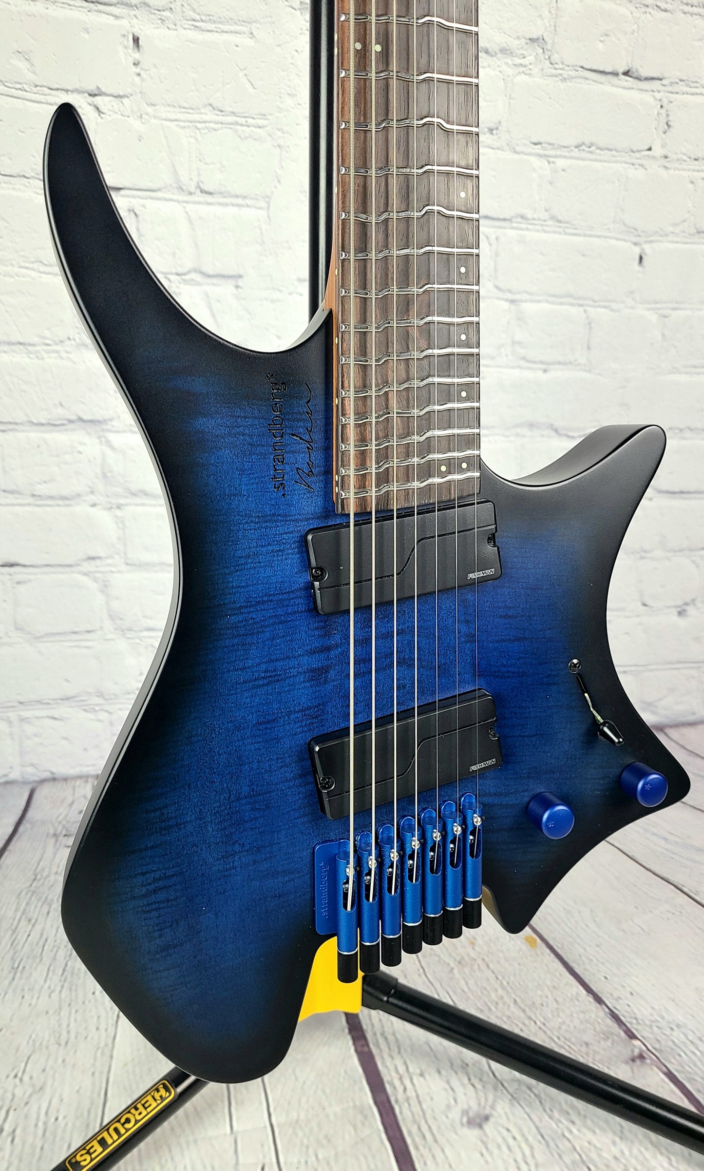 USED Strandberg Boden True Temperament 7 String TT Blue Flame Maple