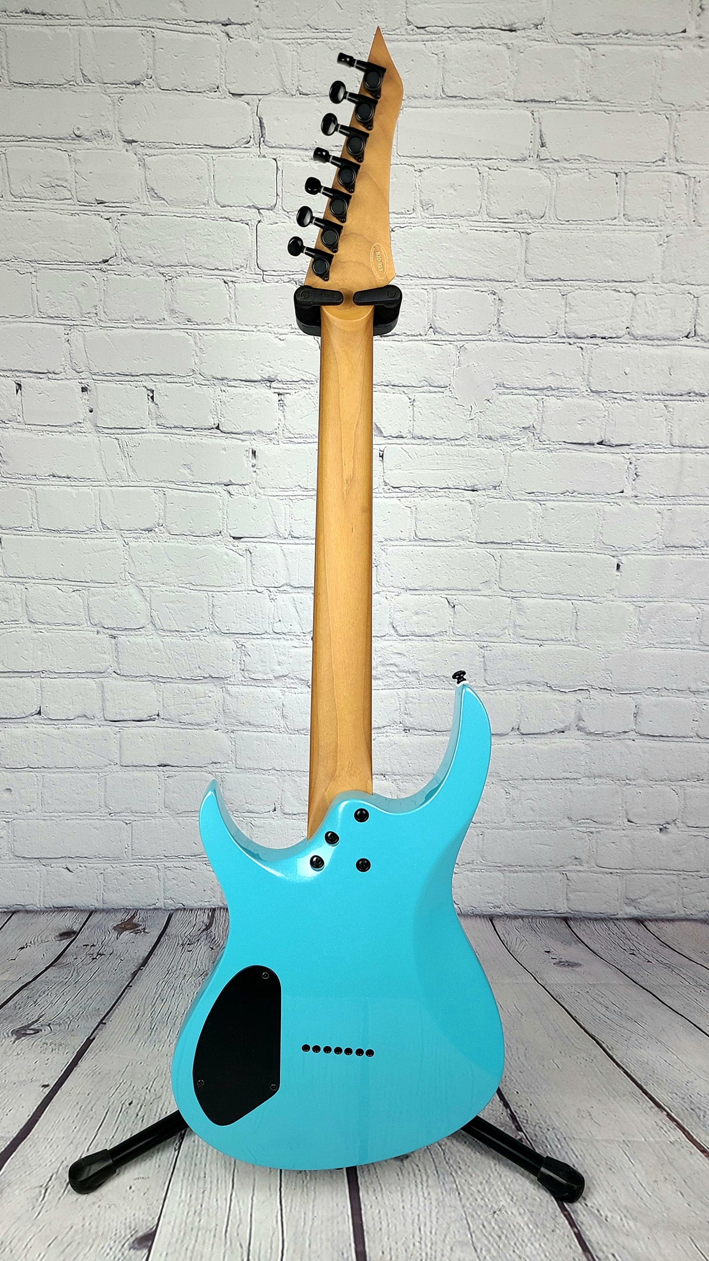 Balaguer Diablo Select 7 String Baritone 27" Electric Guitar Metallic Cerulean Blue