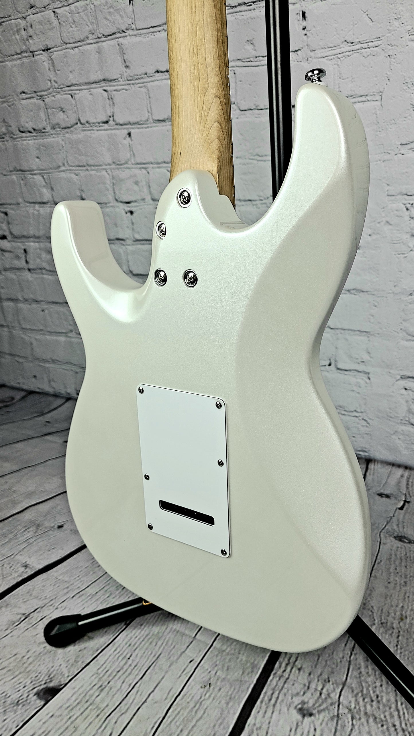 Balaguer Select Toro Classic HSS Roasted Maple Electric Guitar Metallic White