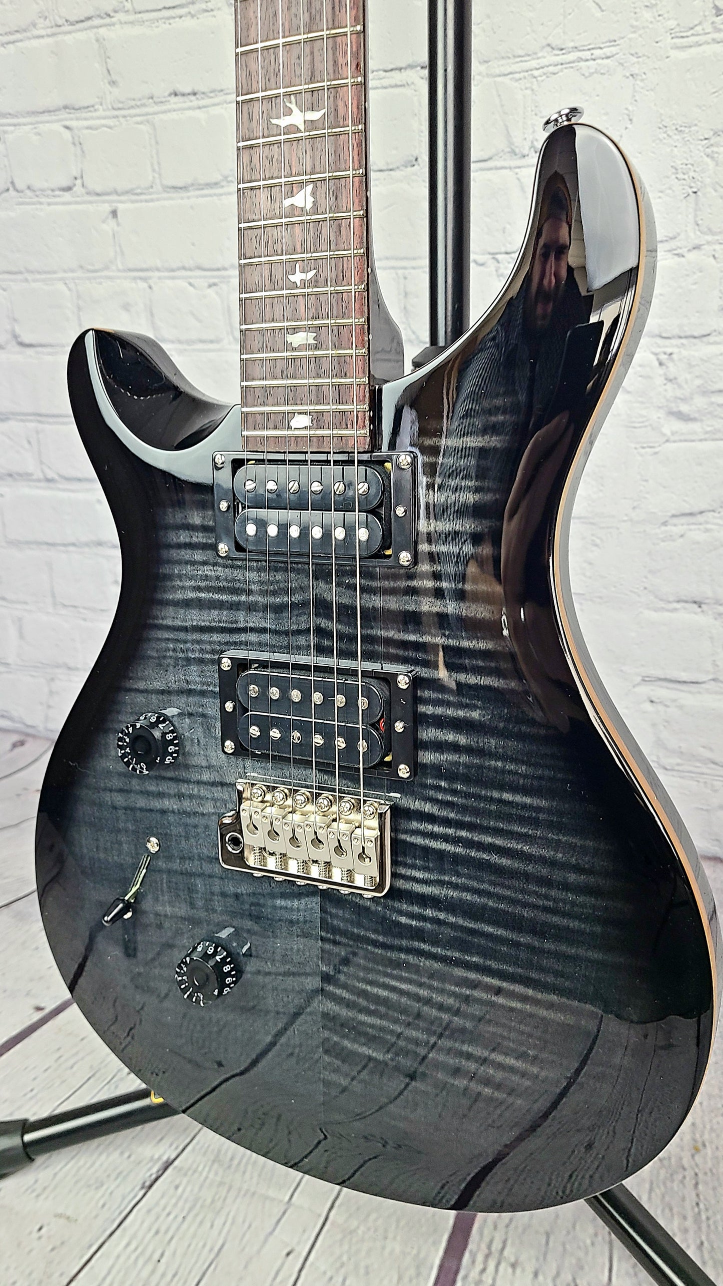 Paul Reed Smith PRS SE Custom 24 Left Handed 2022 Charcoal Electric Guitar
