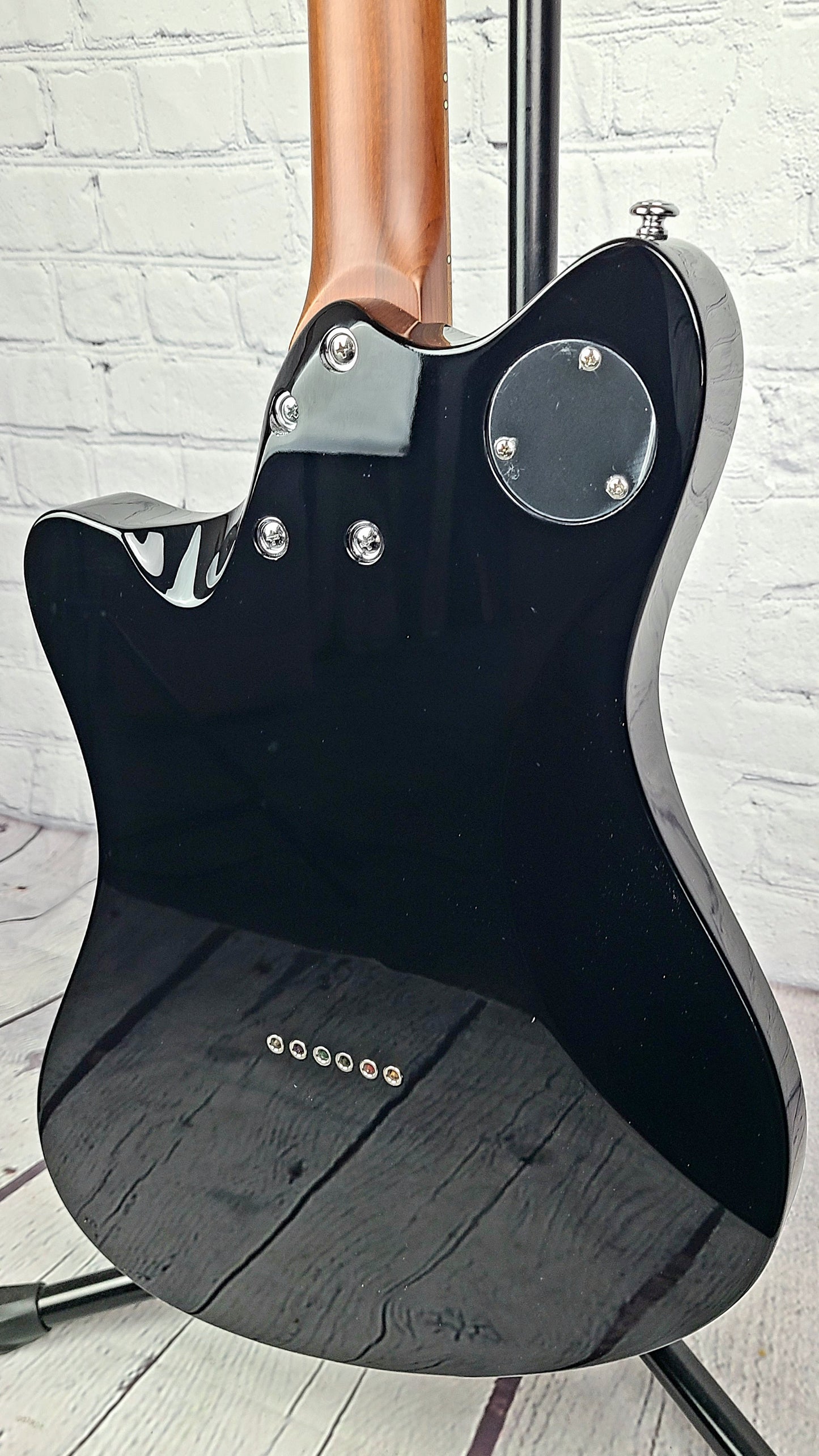 Balaguer Standard Espada Roasted Maple Neck Electric Guitar Gloss Black