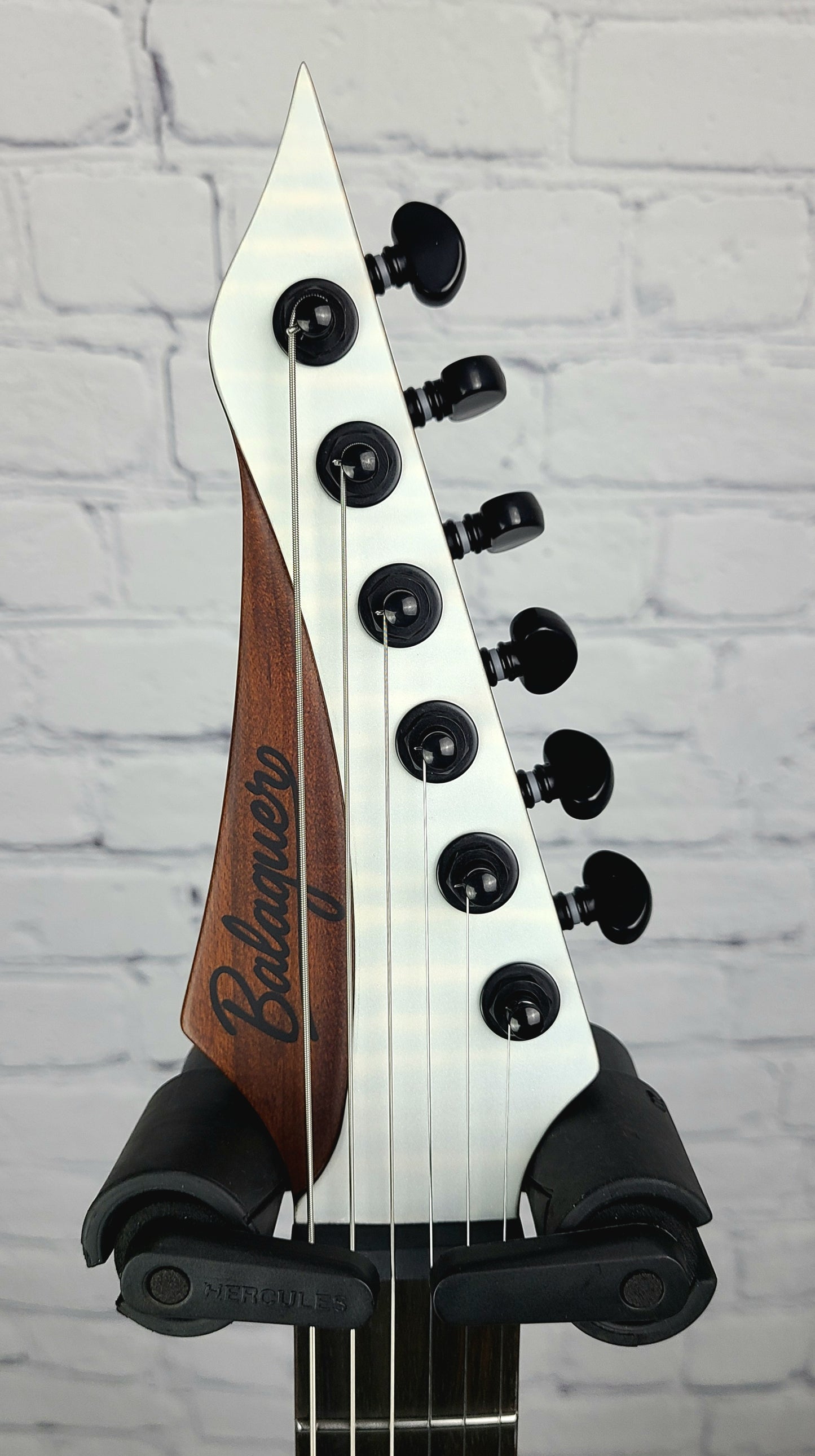 Balaguer Standard Diablo Electric Guitar Trans White Evertune