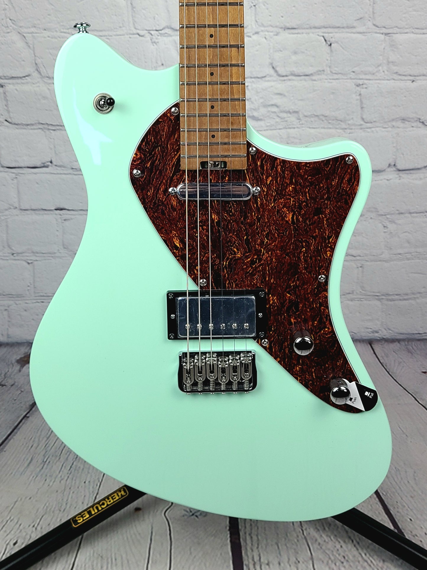 Balaguer Standard Espada Roasted Maple Neck Electric Guitar Pastel Blue