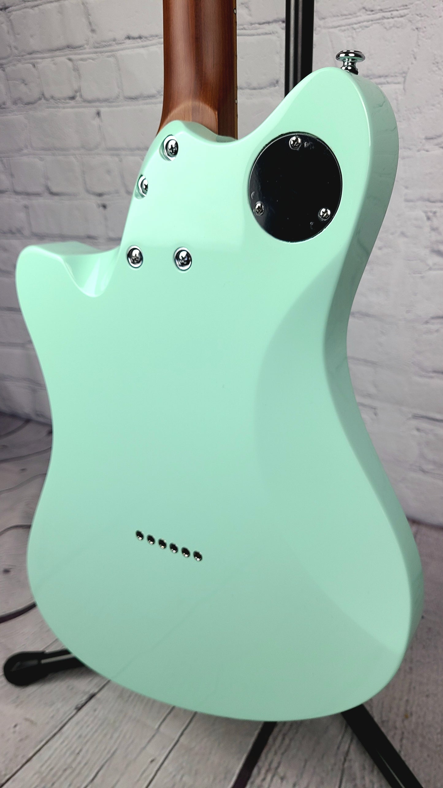 Balaguer Standard Espada Roasted Maple Neck Electric Guitar Pastel Blue