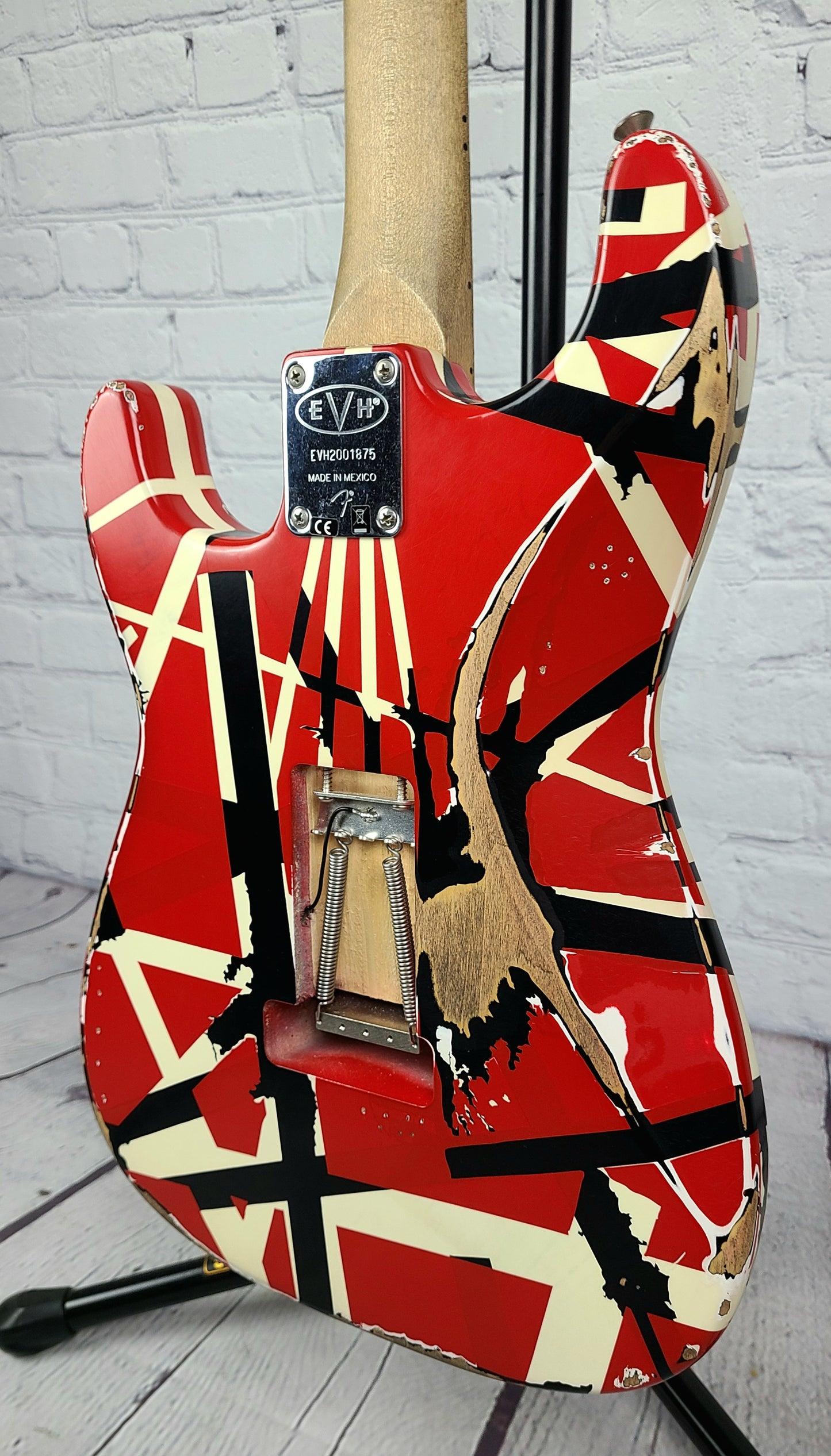 USED EVH "Frankie" Striped Eddie Van Halen Relic Distressed Electric Guitar 2020