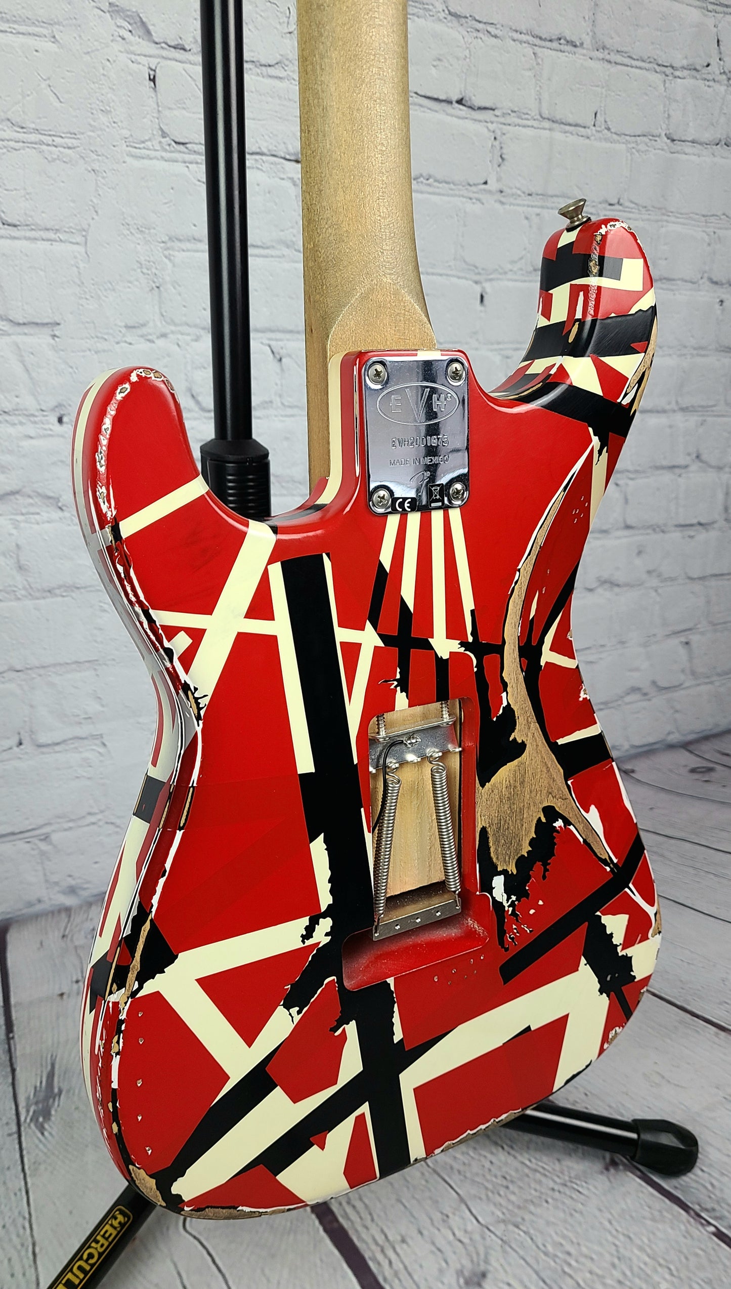 USED EVH "Frankie" Striped Eddie Van Halen Relic Distressed Electric Guitar 2020