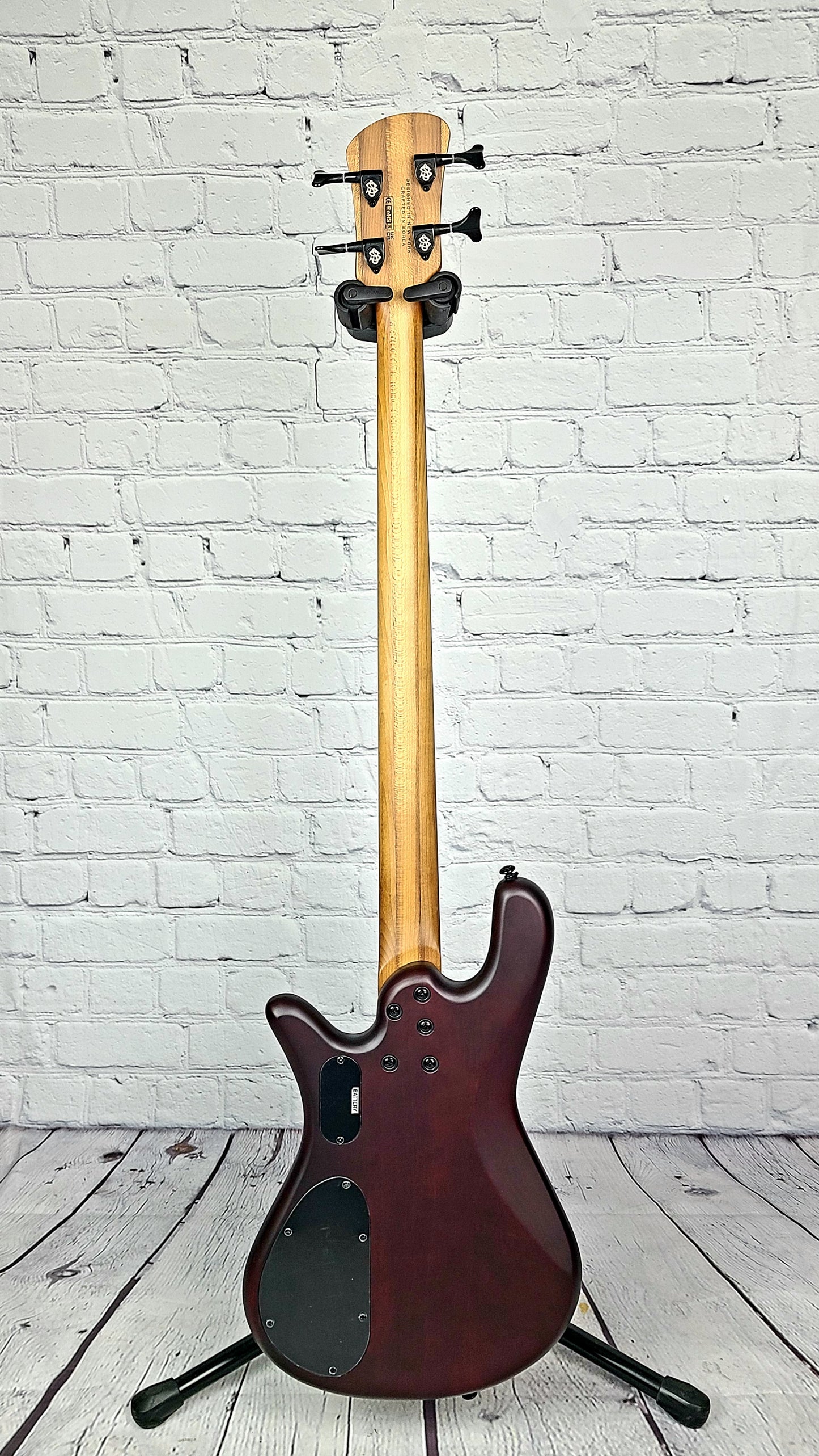 Spector NS Pulse II 4 String Bass Black Cherry Quilt Maple