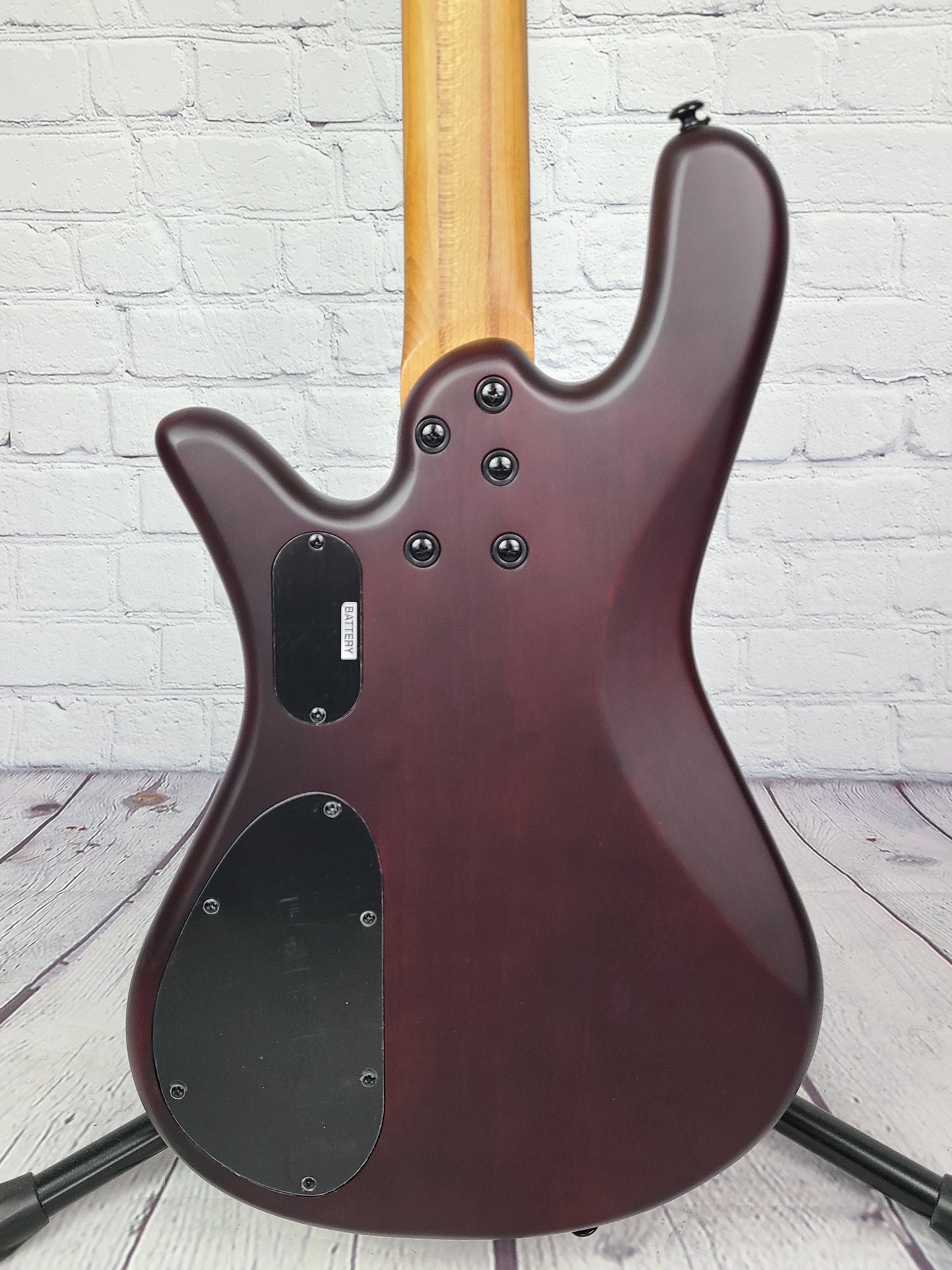 Spector NS Pulse II 4 String Bass Black Cherry Quilt Maple