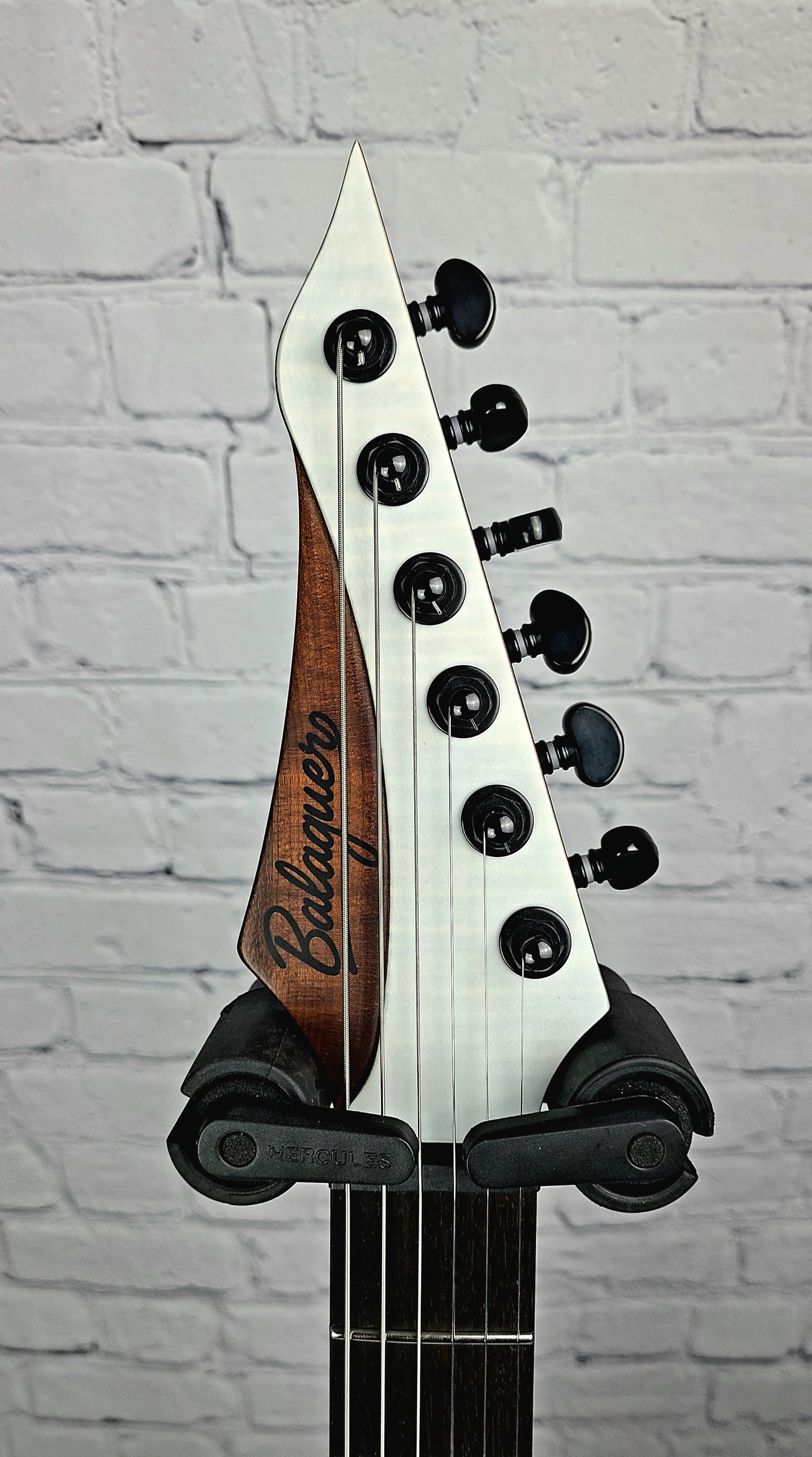 Balaguer Standard Diablo Electric Guitar Trans White Hipshot
