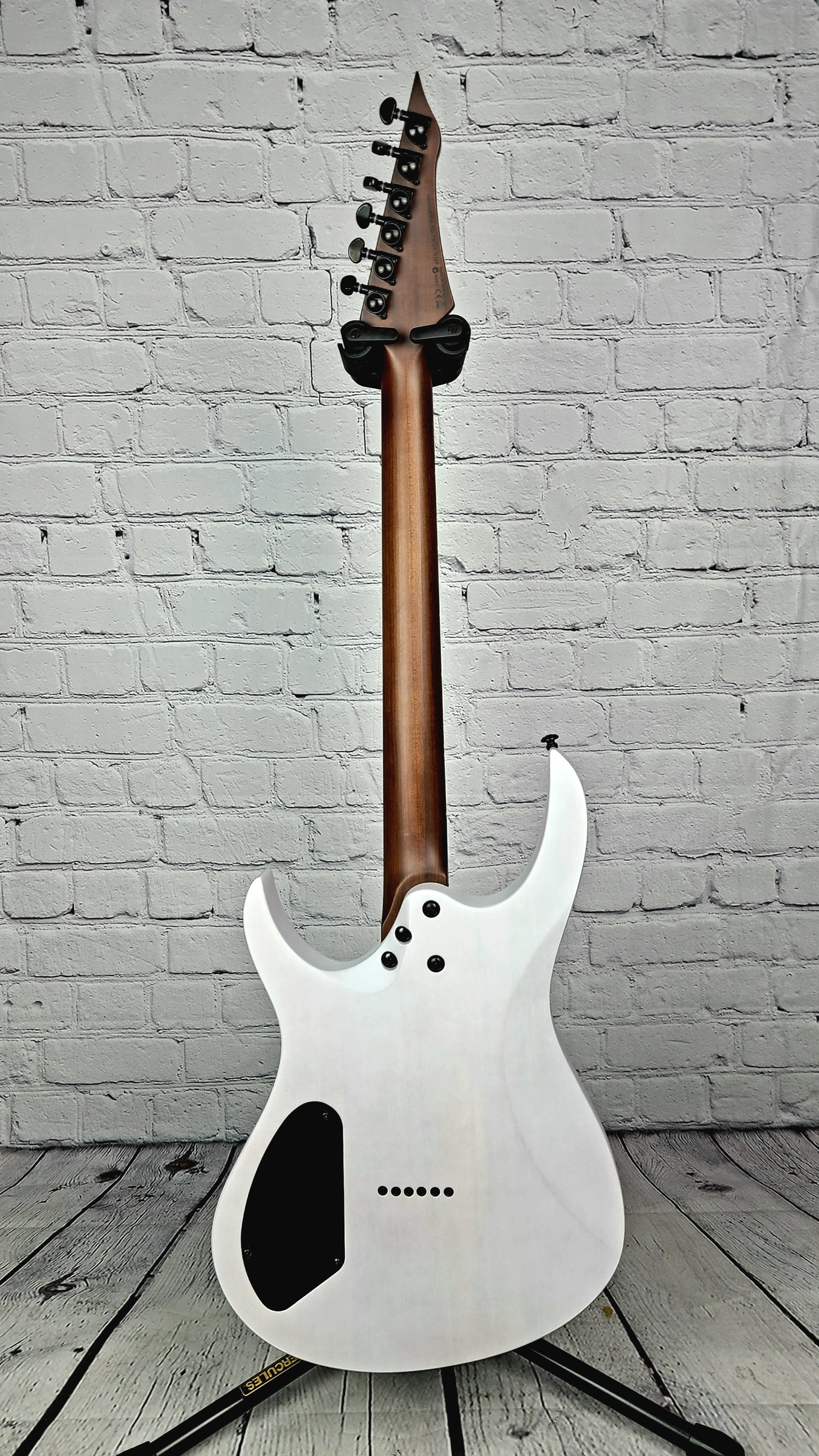 Balaguer Standard Diablo Electric Guitar Trans White Hipshot