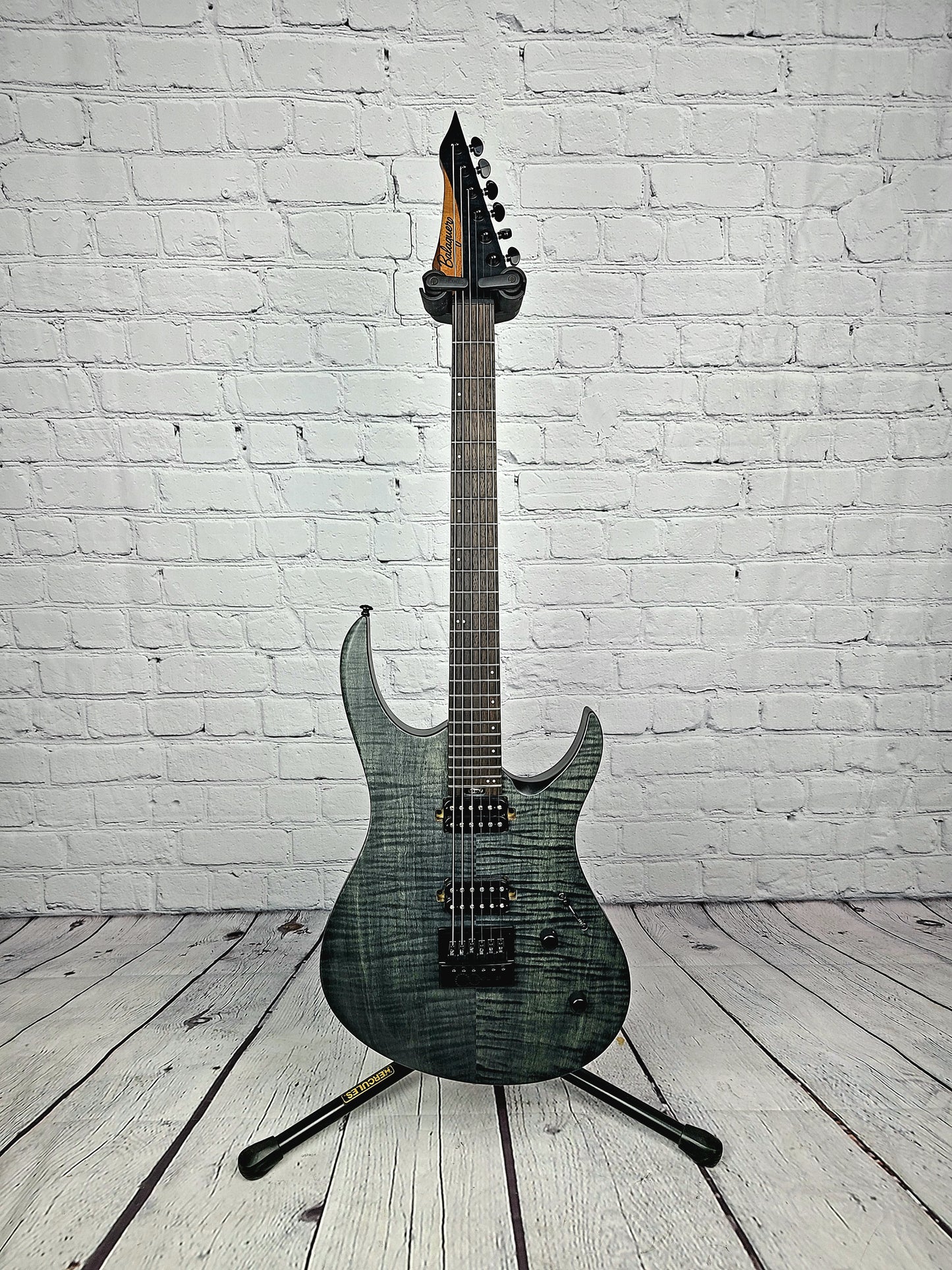 Balaguer Standard Diablo Electric Guitar Trans Black Evertune