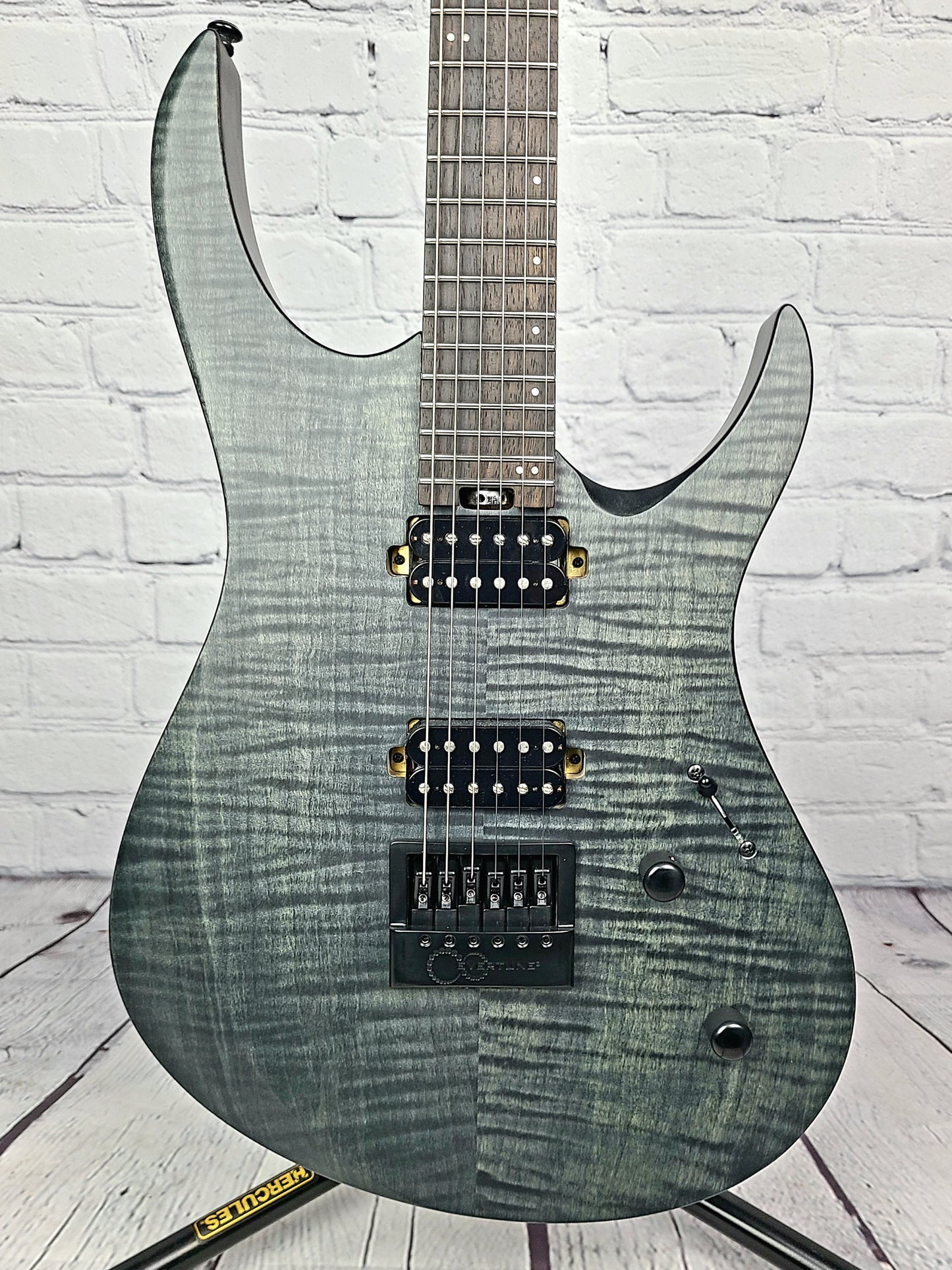Balaguer Standard Diablo Electric Guitar Trans Black Evertune