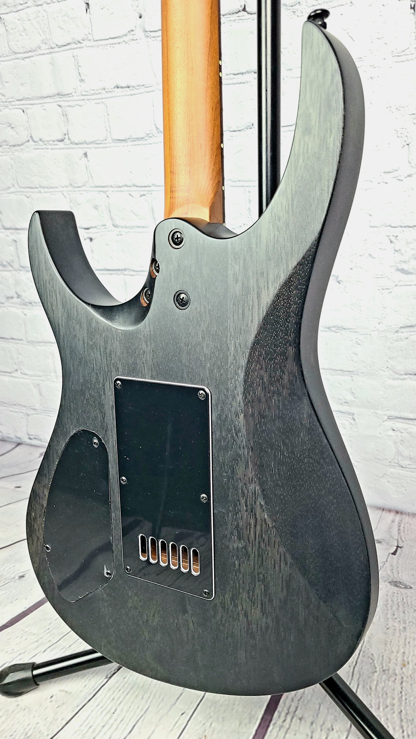 Balaguer Standard Diablo Electric Guitar Trans Black Evertune