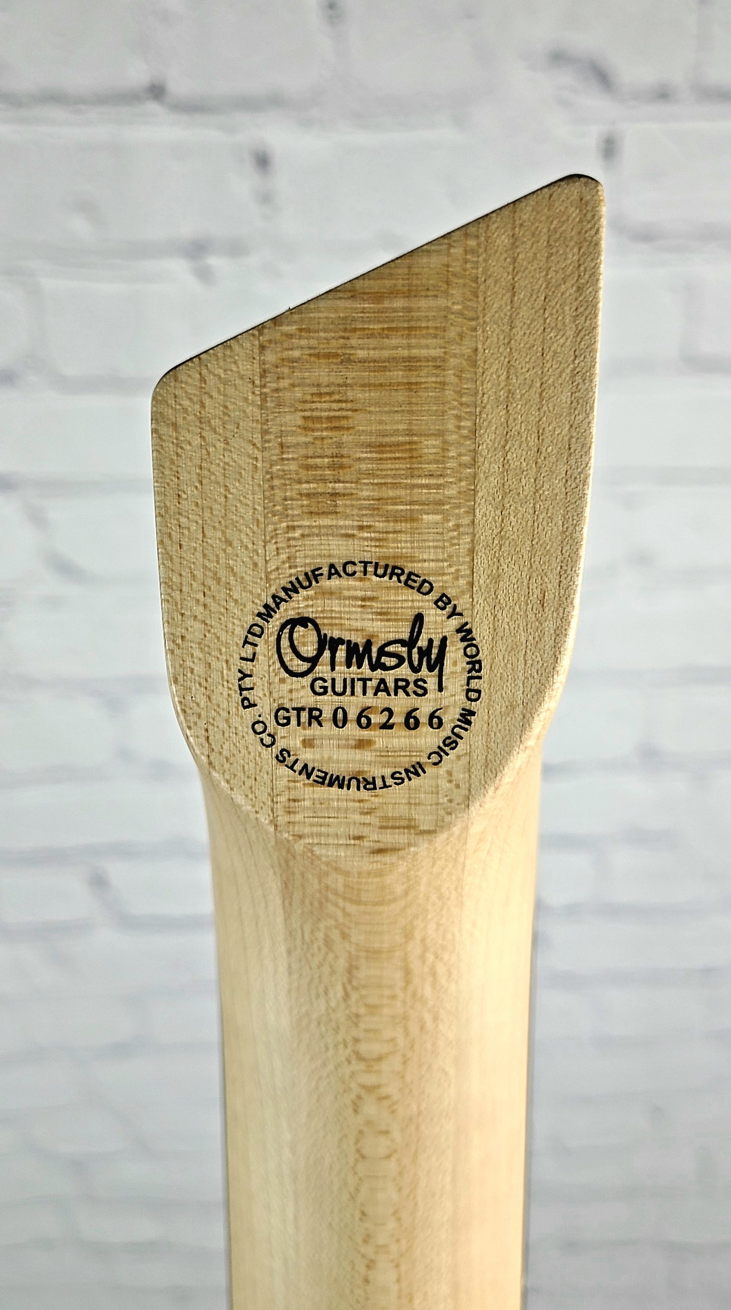 Ormsby Guitars Goliath GTR 6 String Tuxedo Black Headless Electric Guitar RUN 14