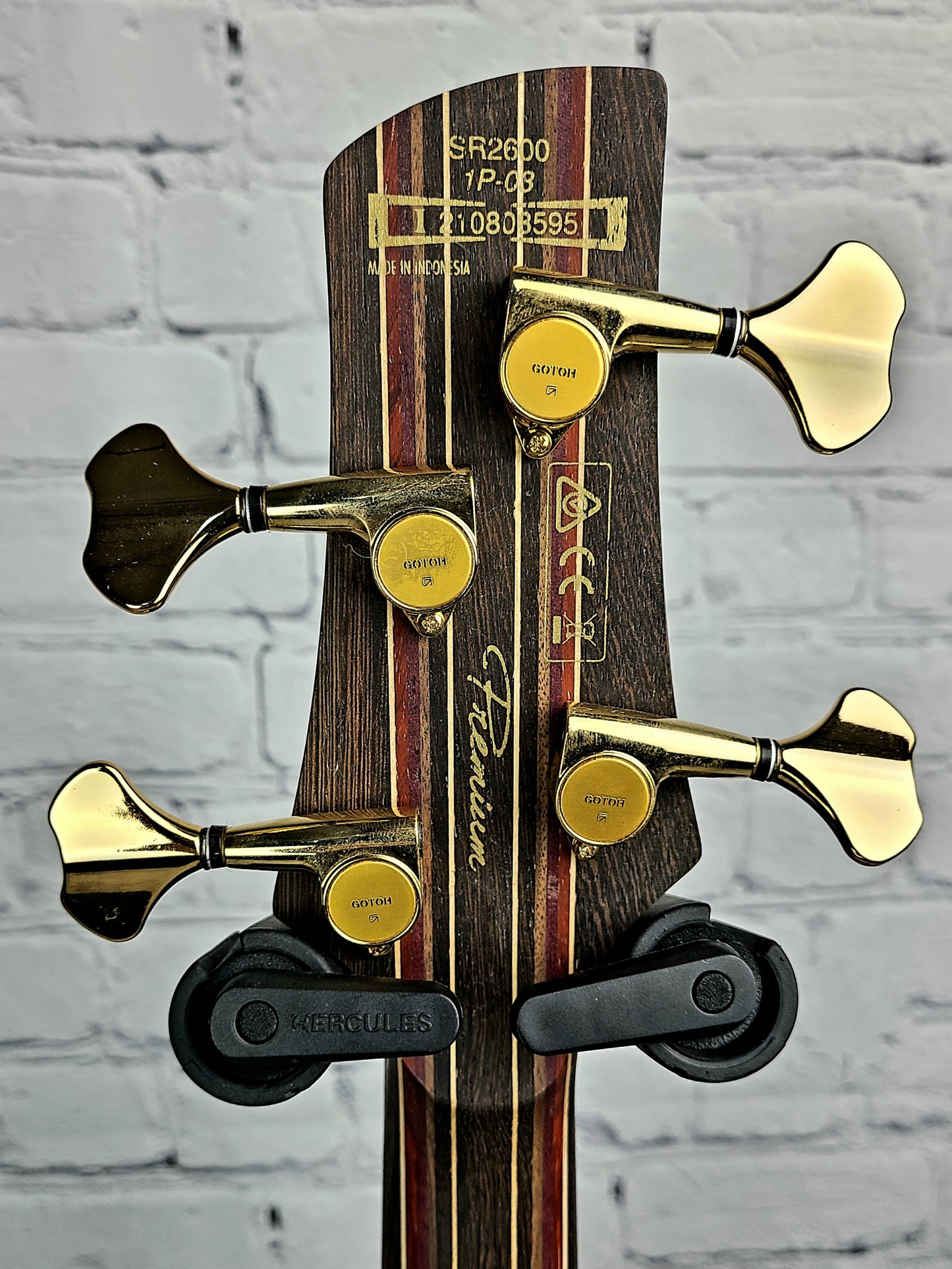 Ibanez Premium SR2600 CCB Electric Bass Guitar Cerulean Blue Burst