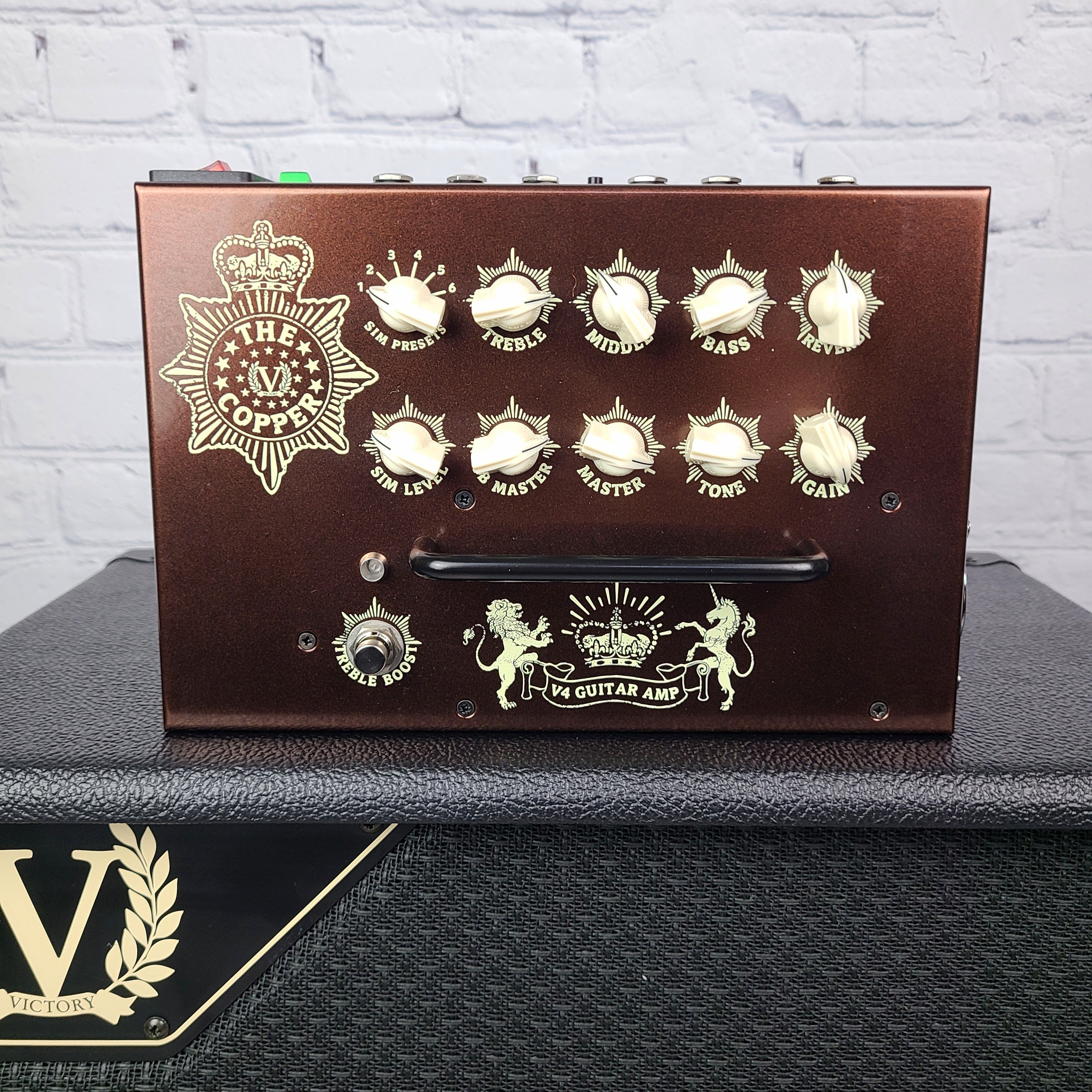 victory the copper pedal Victory Amplification V4 The Copper Amplifier Pedal 180w Two Notes – Guitar Brando