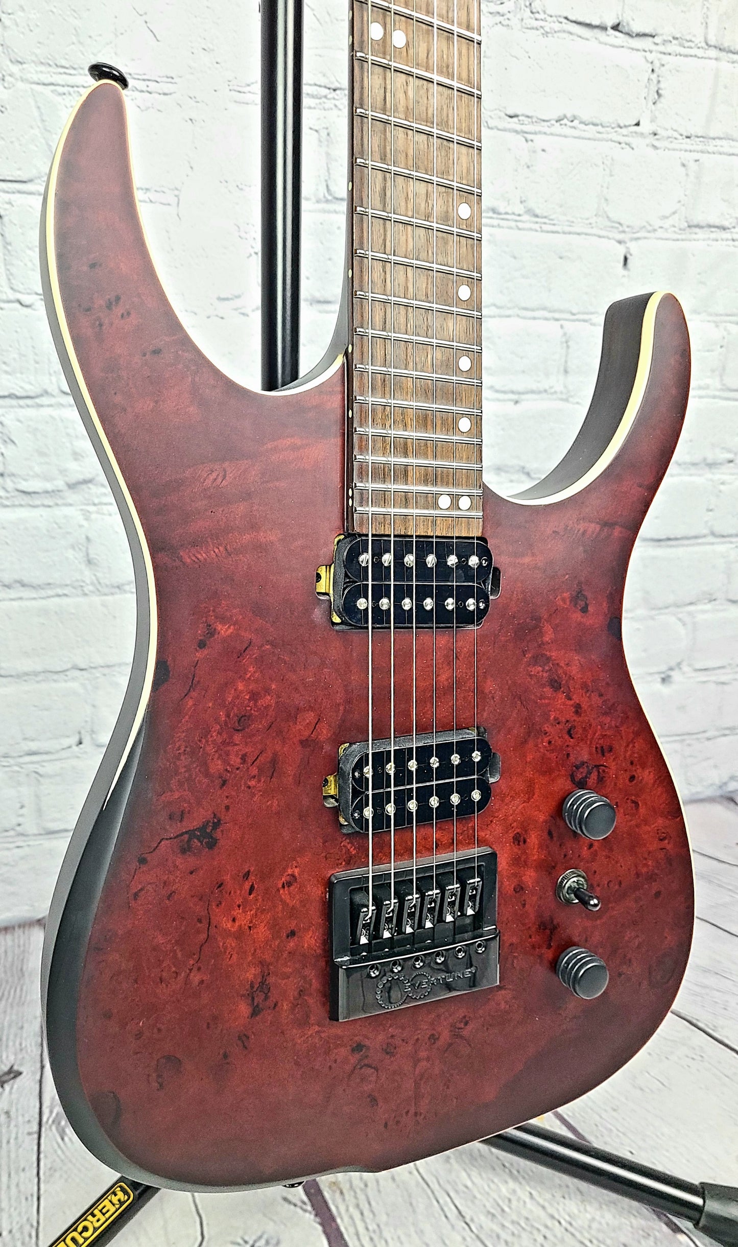 Ormsby Guitars Hype GTI 6 String Exotic Walnut Electric Guitar Evertune Multiscale