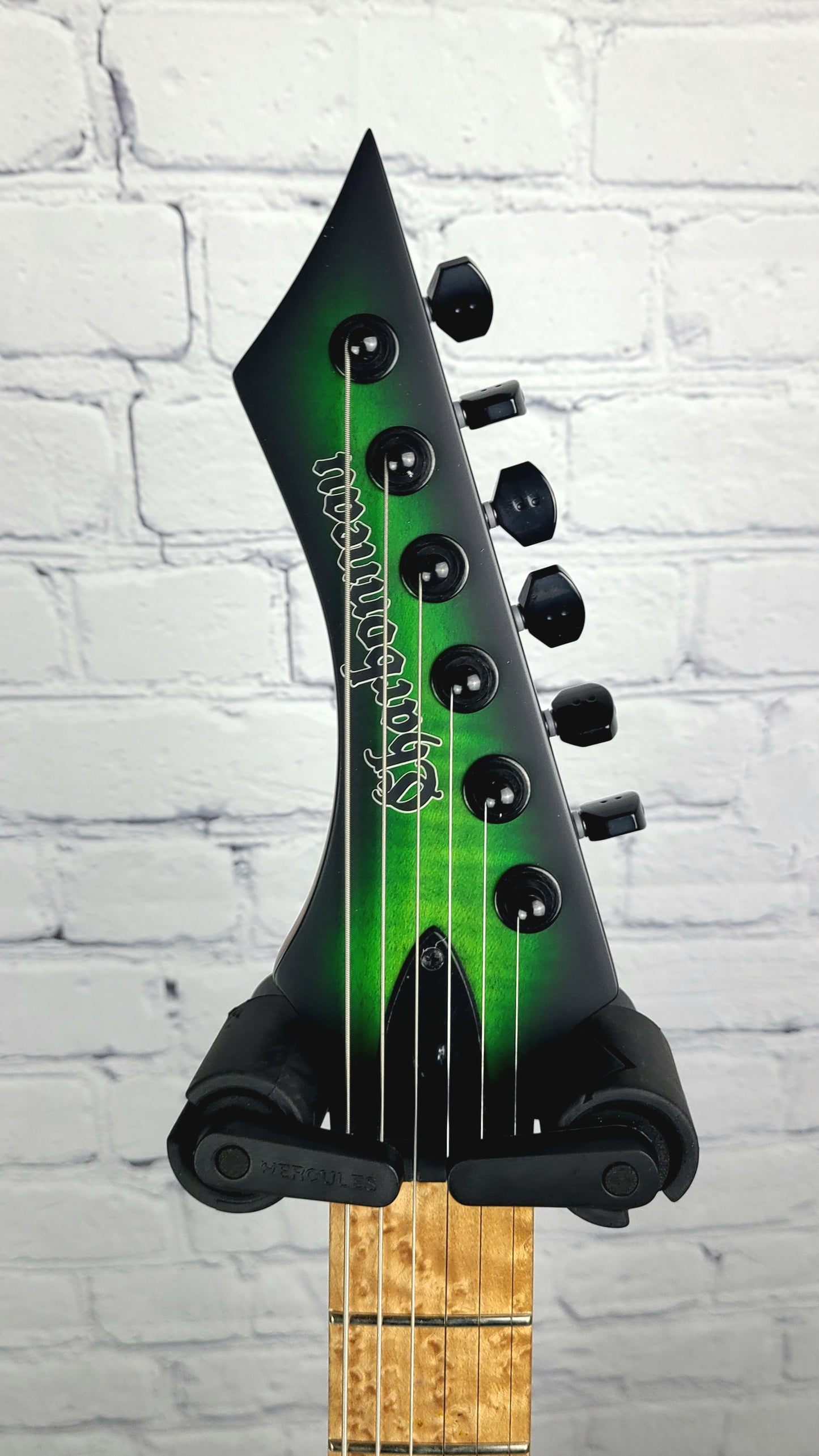 Charbonneau Guitars Scimtar 6S String Green Burst Electric Guitar Bare Knuckle Hipshot