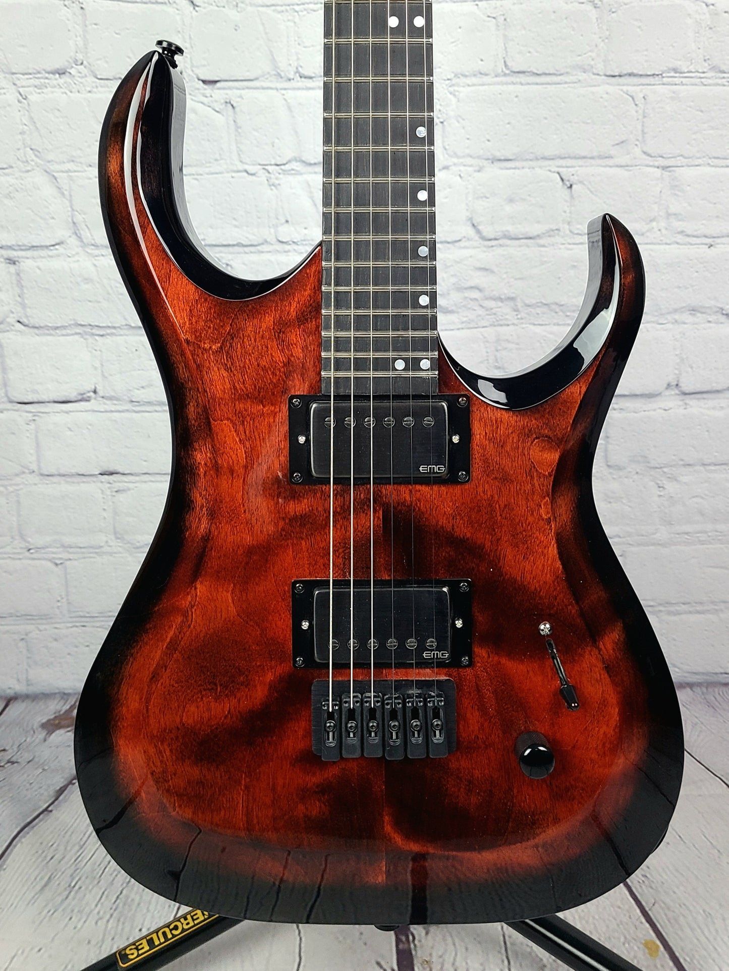 Charbonneau Guitars Scimtar 6S Deluxe String Volcano Burst Electric Guitar Made in Canada