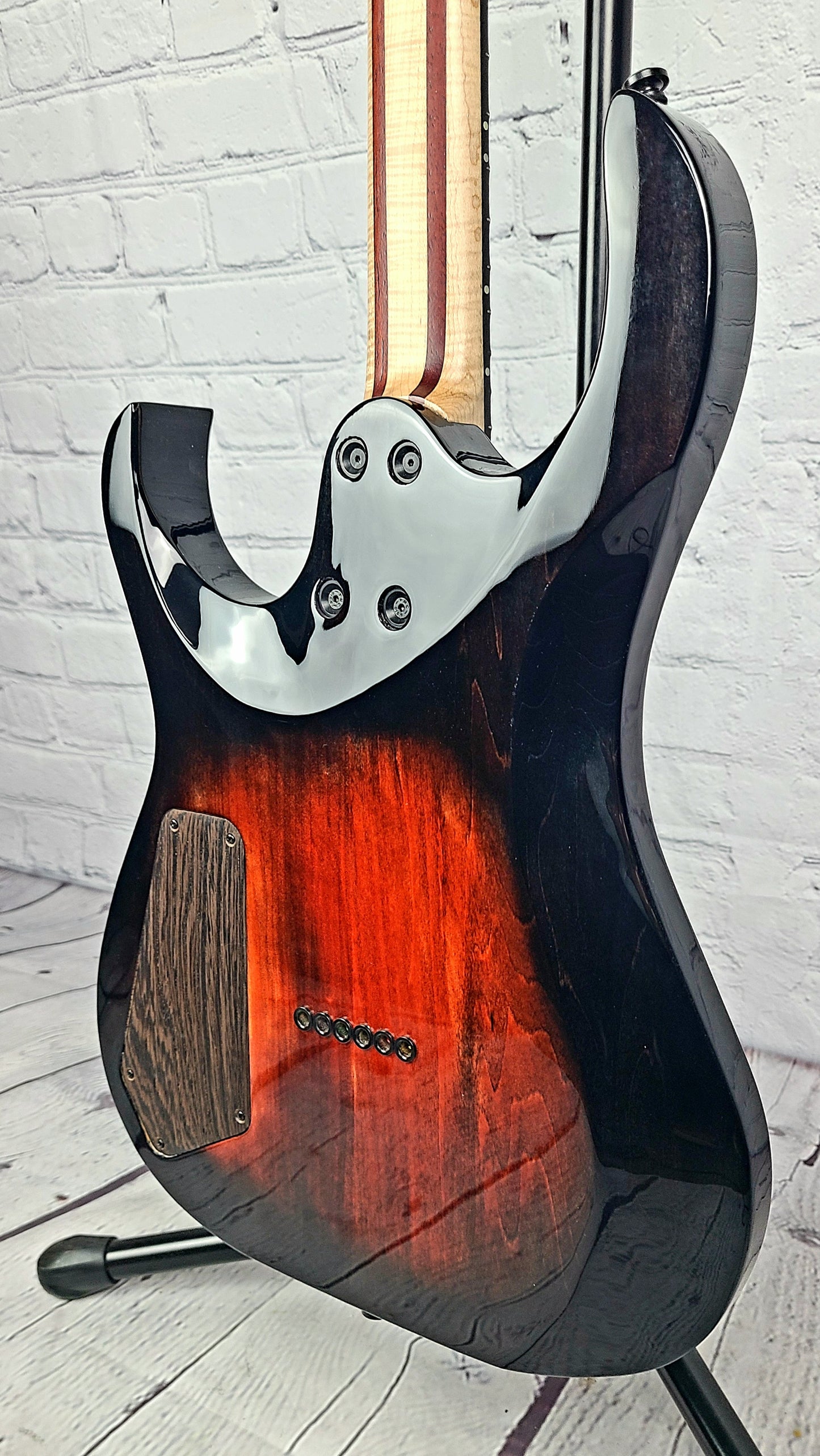 Charbonneau Guitars Scimtar 6S Deluxe String Volcano Burst Electric Guitar Made in Canada