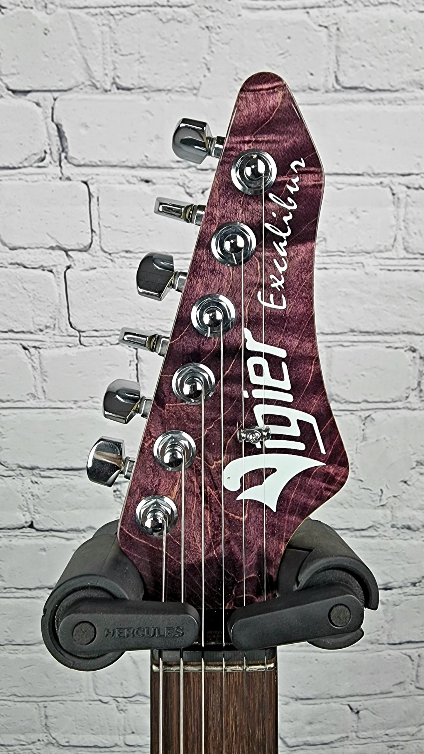 USED Vigier Excalibur Ultra Flame Maple HSH EMG Electric Guitar