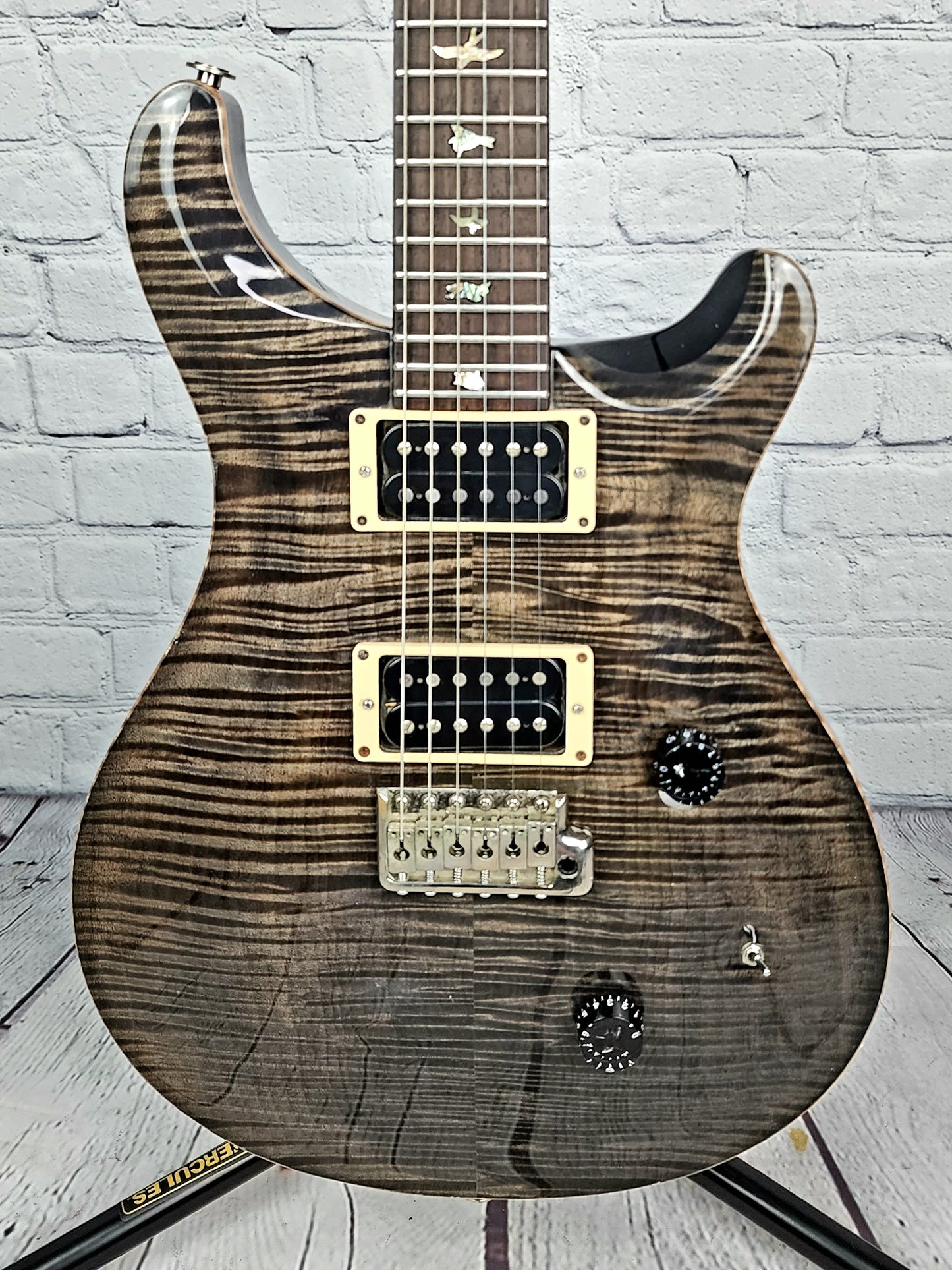 USED 1988 Paul Reed Smith PRS Custom 24 Signature #202/1000 Grey Black Brazilian