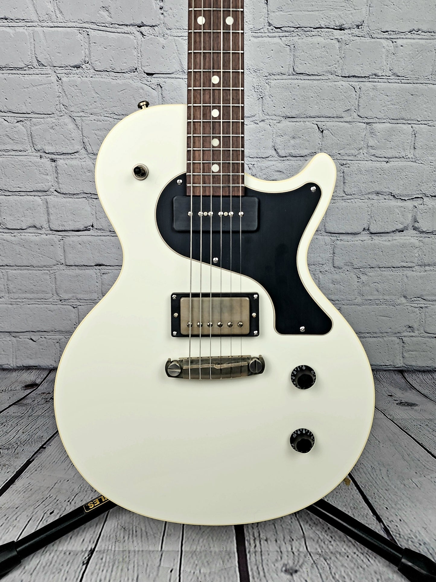 USED Nik Huber Krautster II Single Cut Electric Guitar Vintage White