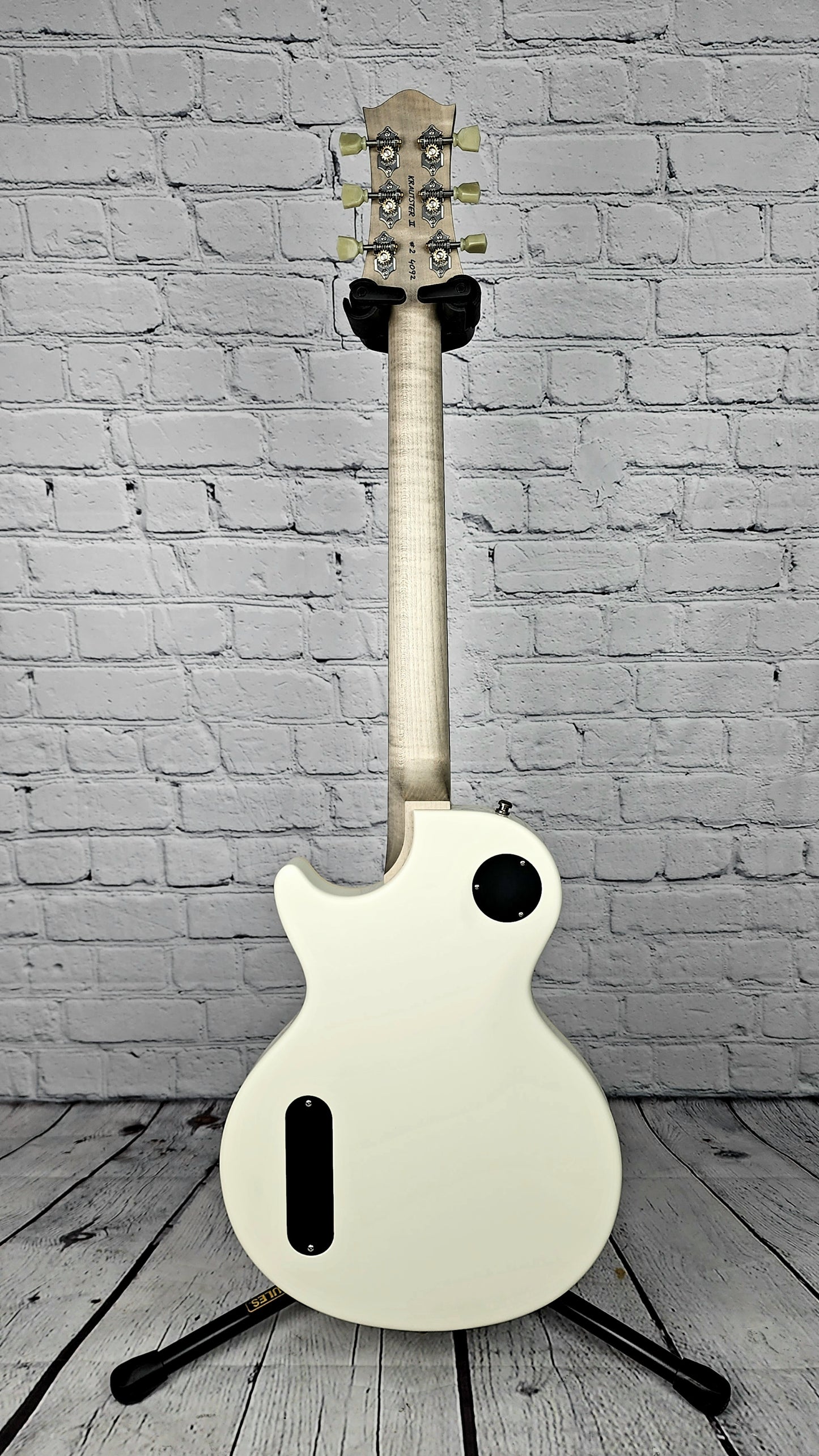 USED Nik Huber Krautster II Single Cut Electric Guitar Vintage White