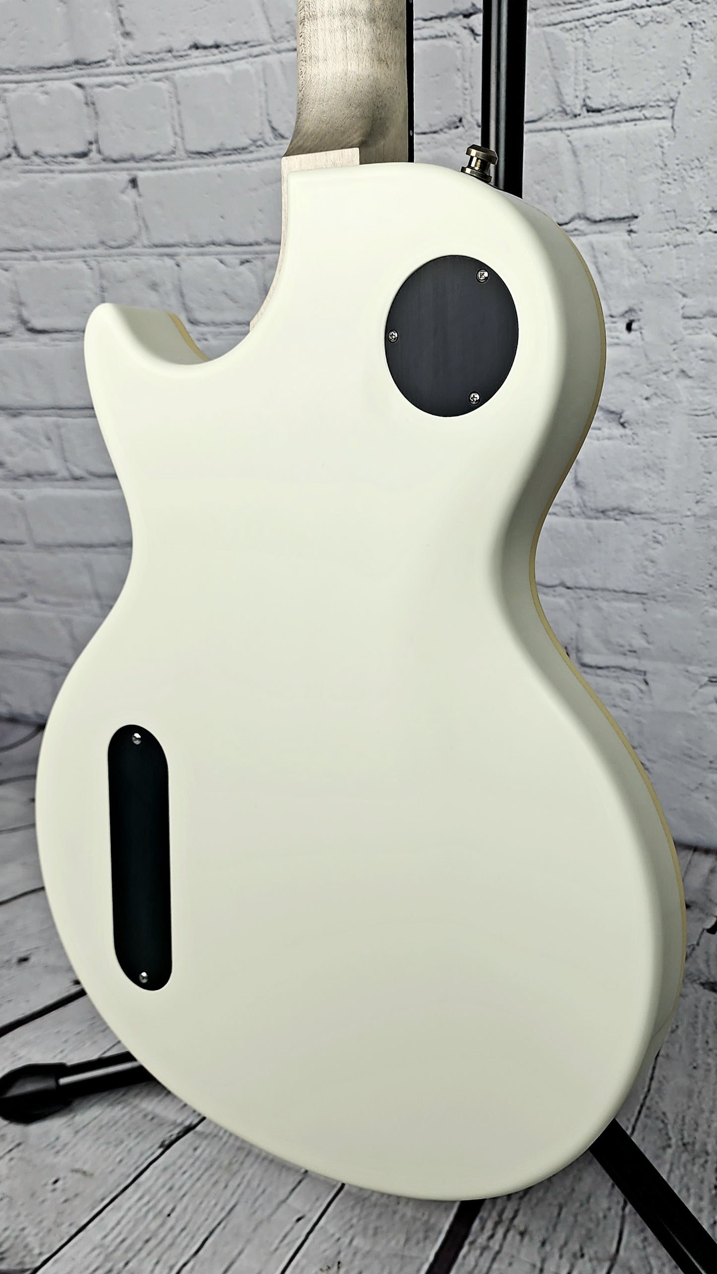 USED Nik Huber Krautster II Single Cut Electric Guitar Vintage White