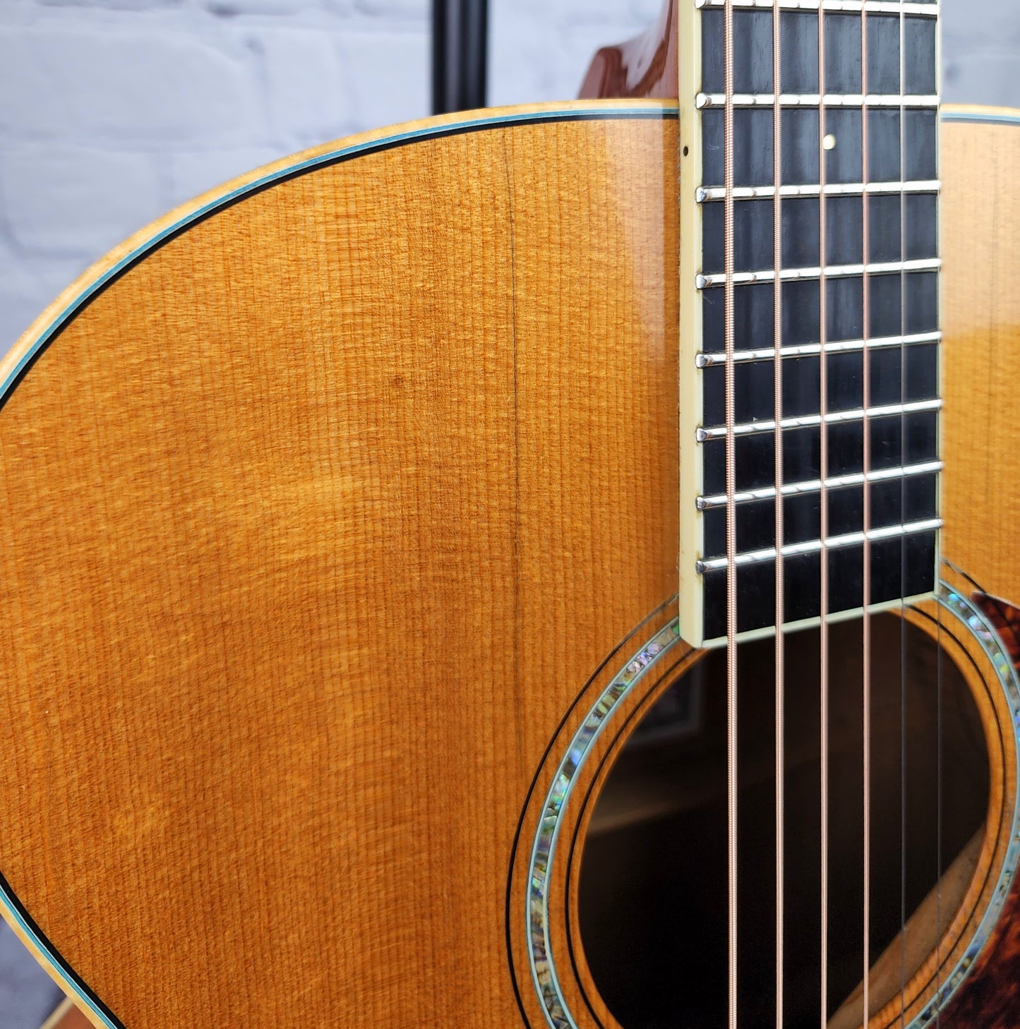 USED Morgan Jumbo Acoustic Electric Guitar Canadian Made