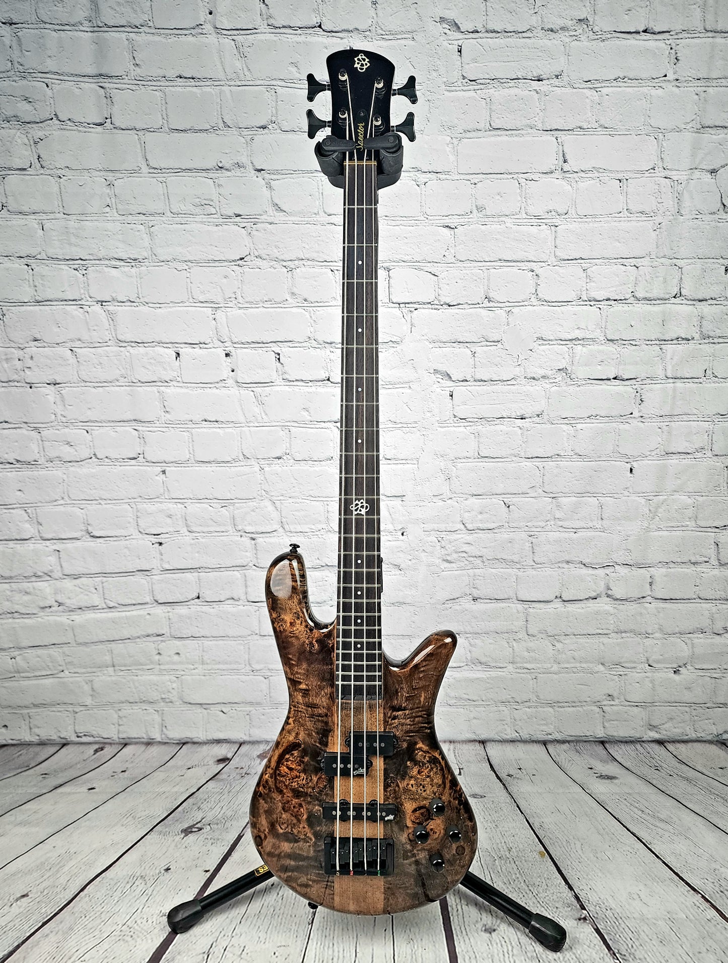 Spector NS Ethos 4 String Bass Guitar Super Faded Black Gloss