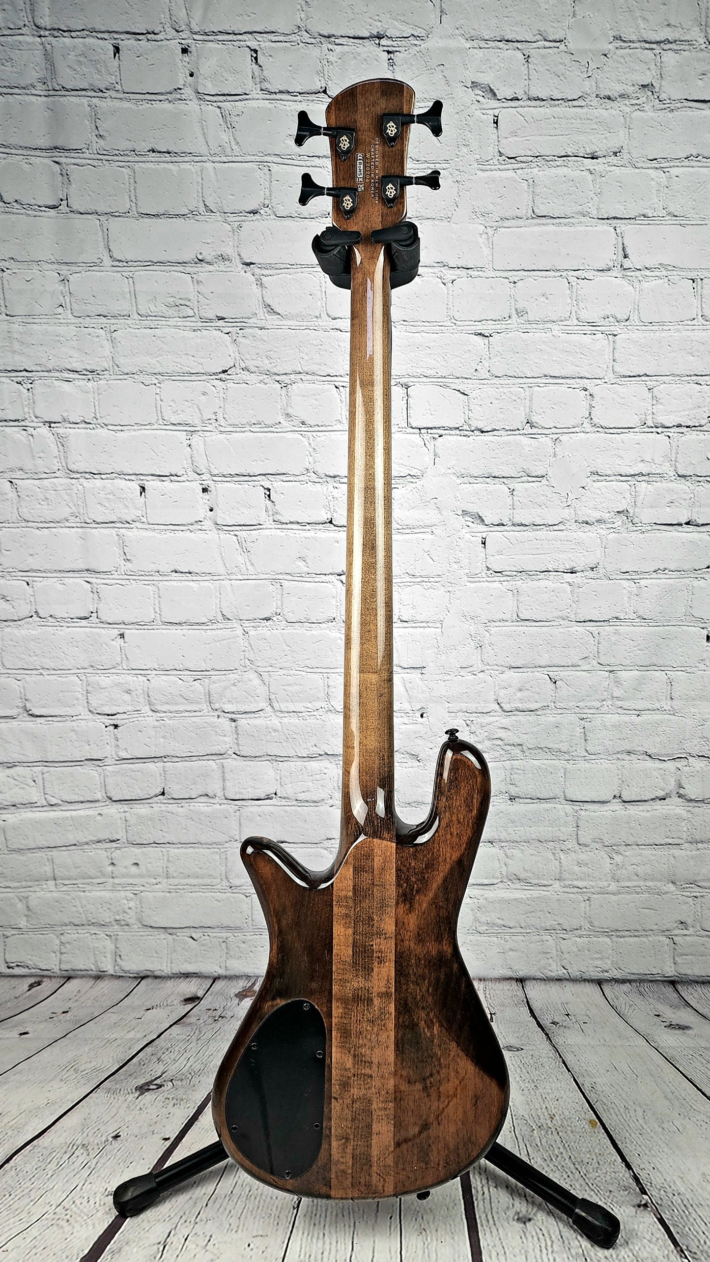 Spector NS Ethos 4 String Bass Guitar Super Faded Black Gloss