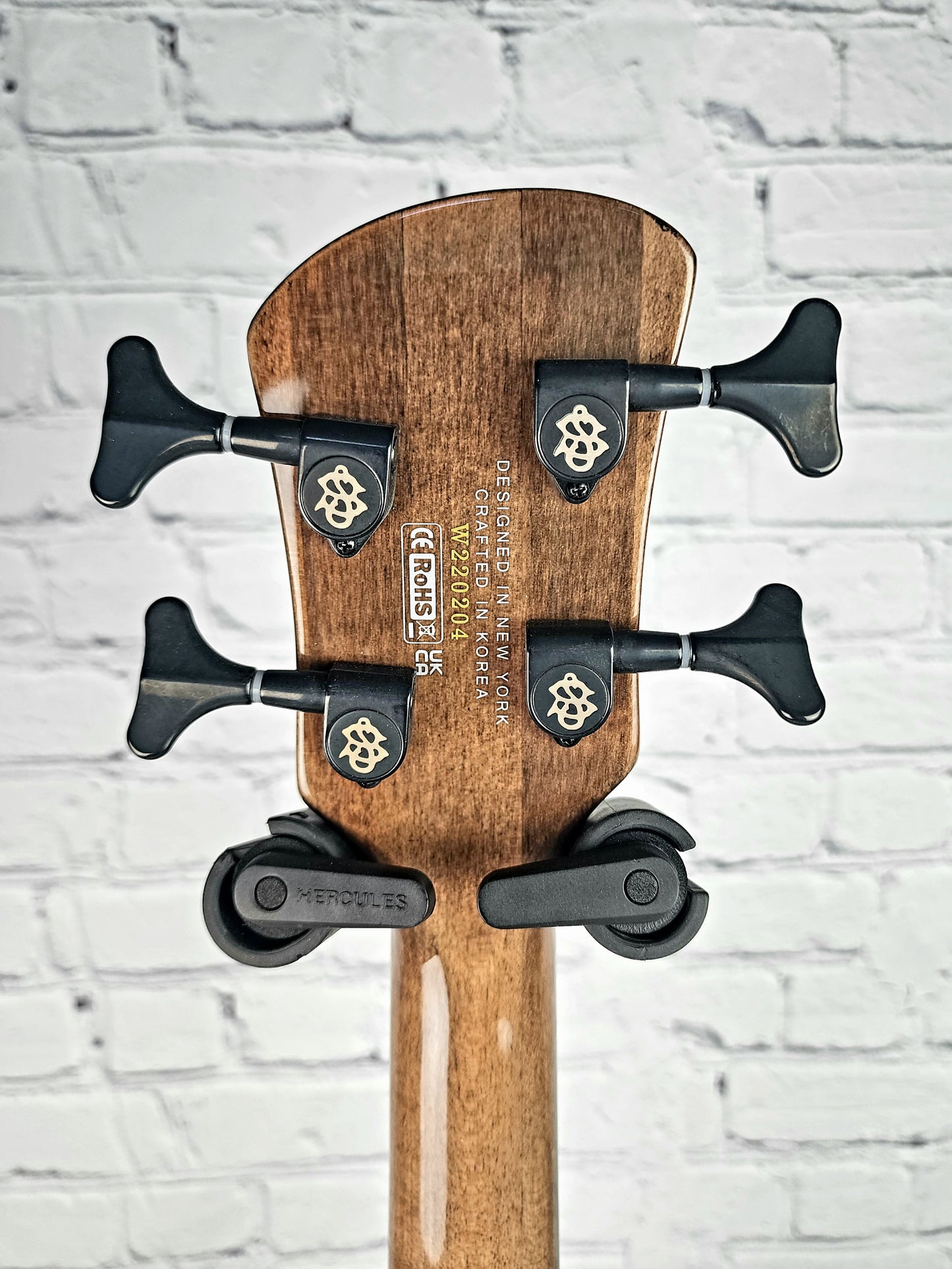 Spector NS Ethos 4 String Bass Guitar Super Faded Black Gloss