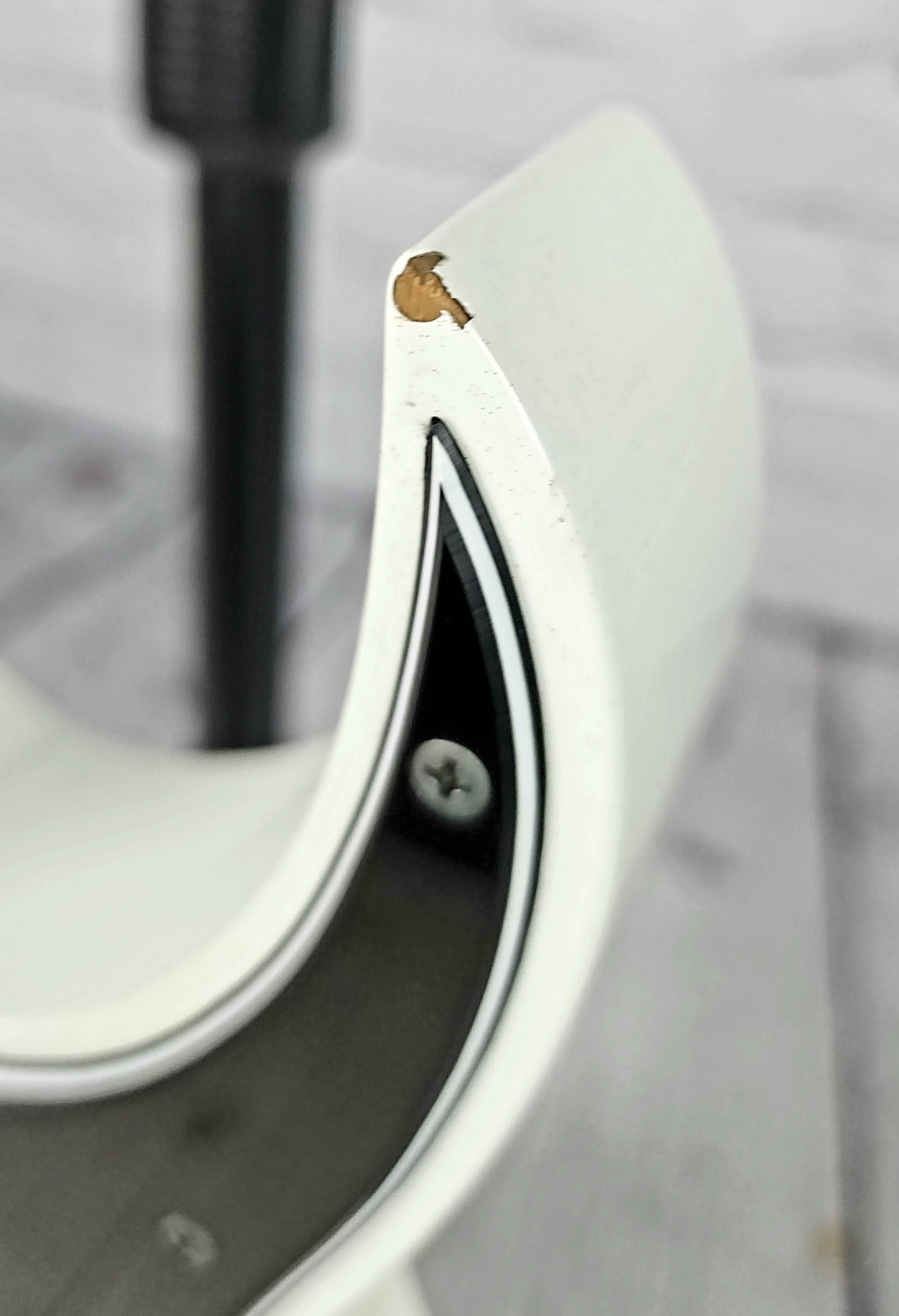 USED Ibanez Prestige RG3550MZ Galaxy White Seymour Duncan Blackouts Electric Guitar