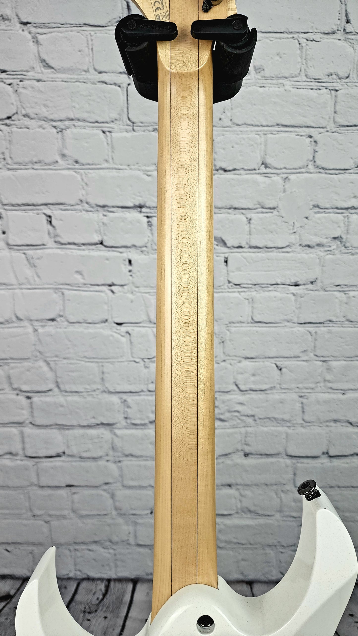 USED Ibanez Prestige RG3550MZ Galaxy White Seymour Duncan Blackouts Electric Guitar