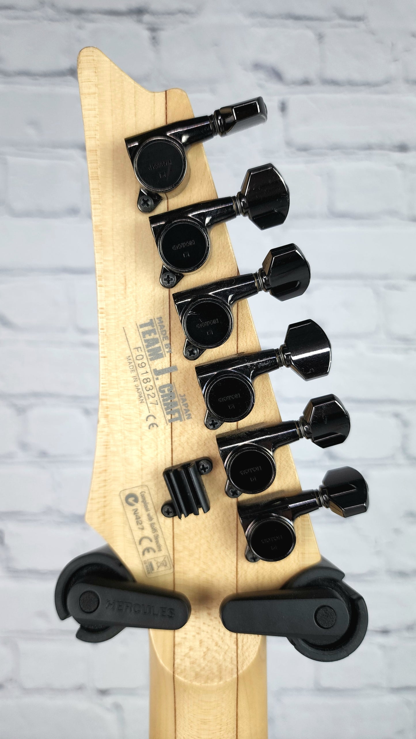 USED Ibanez Prestige RG3550MZ Galaxy White Seymour Duncan Blackouts Electric Guitar