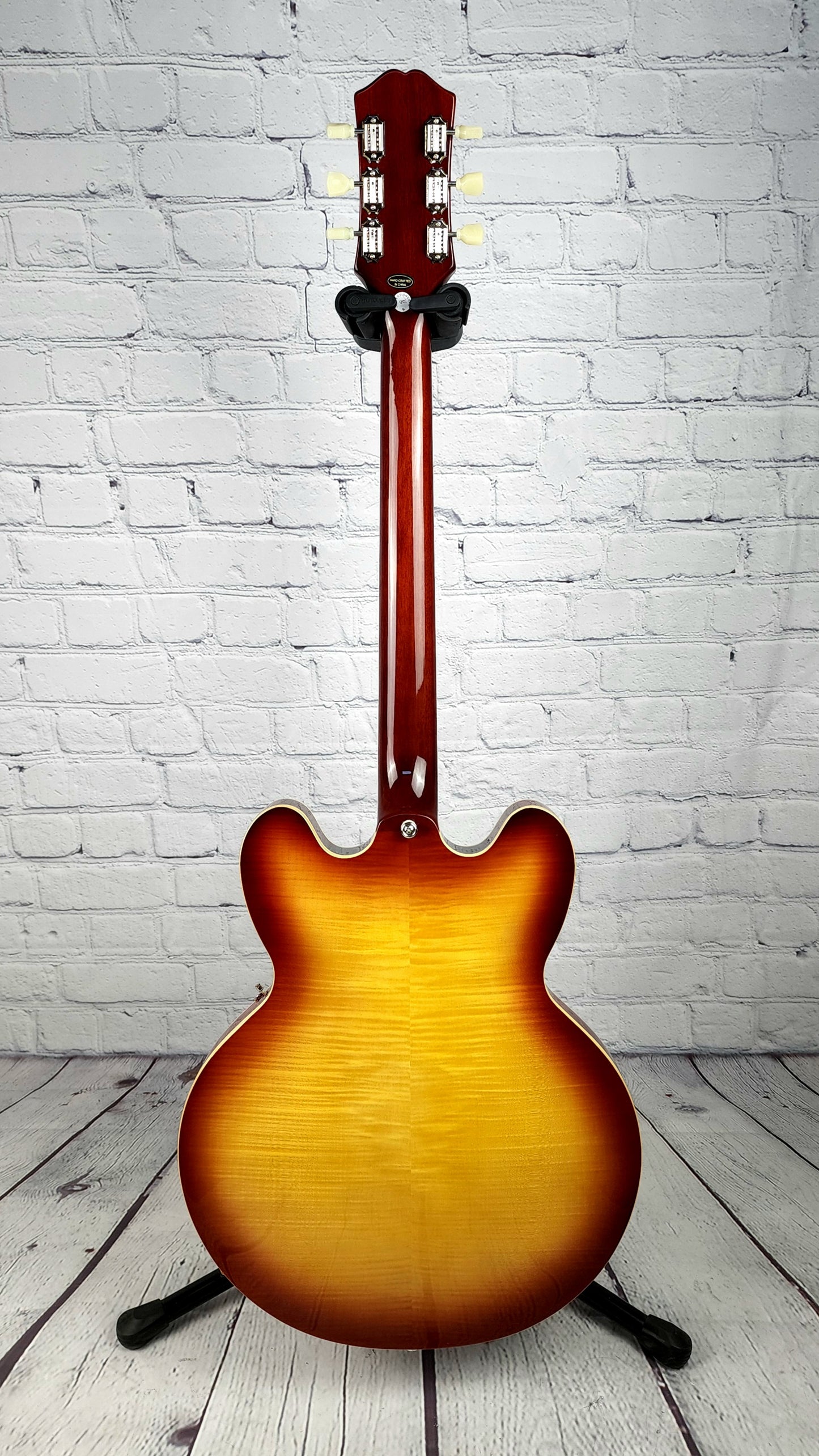 USED Epiphone ES-335 Figured Raspberry Tea Burst Semi-Hollow Electric Guitar