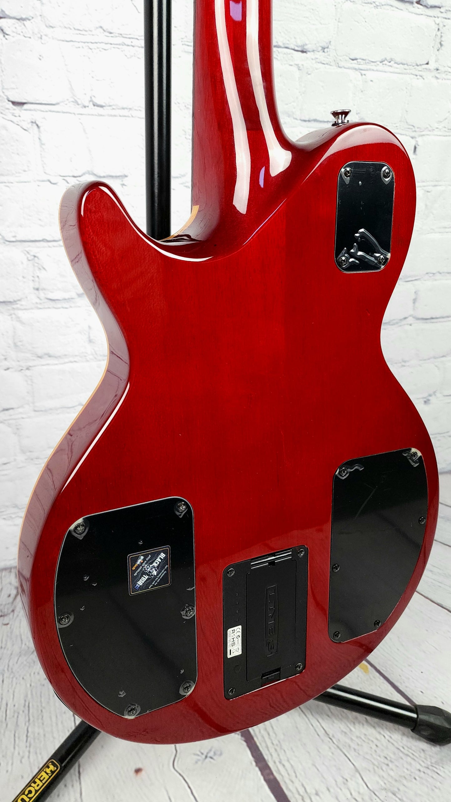 USED Line 6 James Tyler Variax JTV-59 Carved Top Electric Guitar Cherry Sunburst