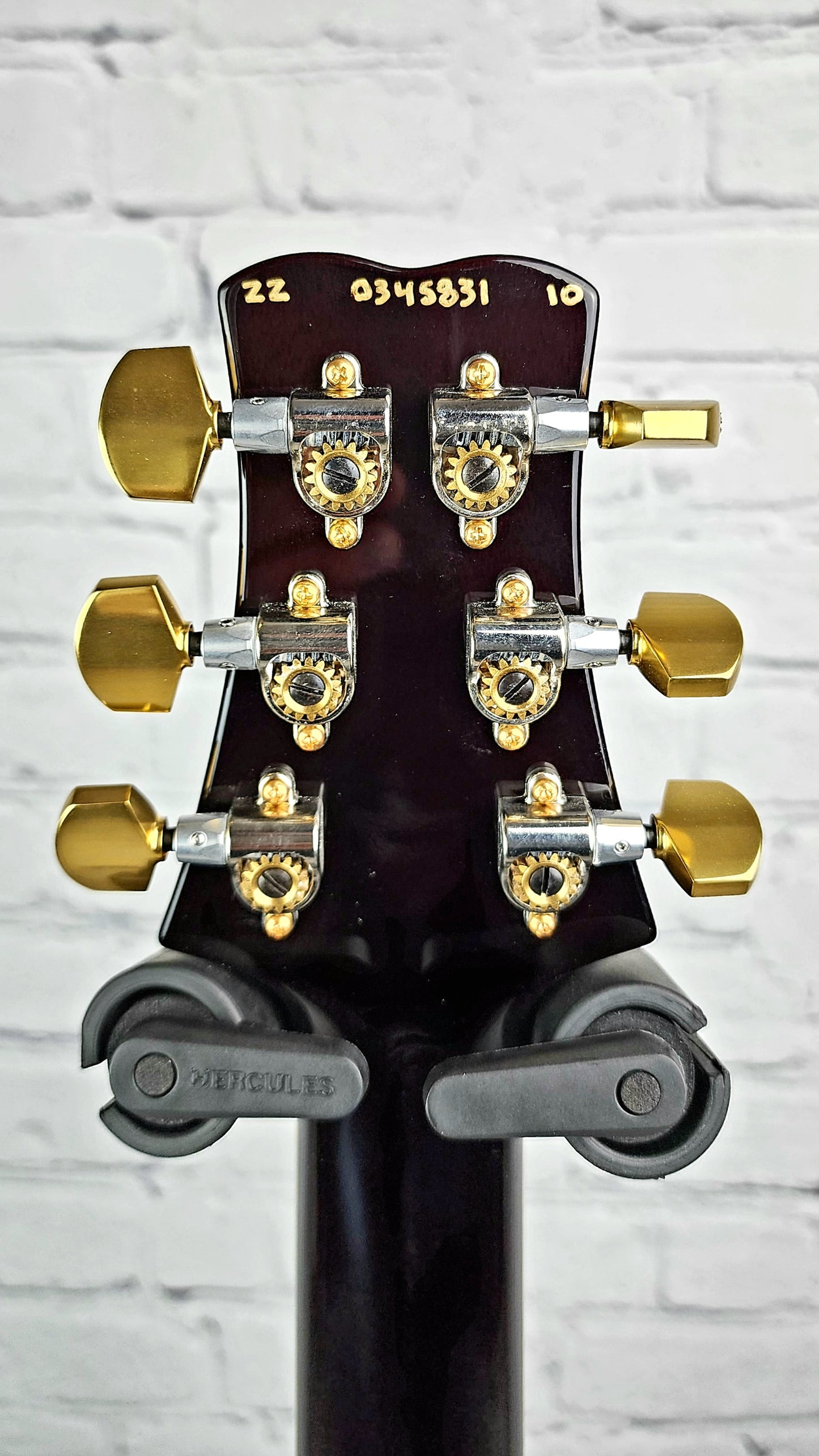 Paul Reed Smith PRS Santana Retro Core 10 Top Black Gold Electric Guitar