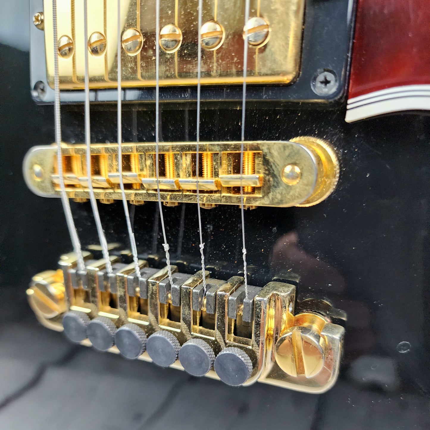 USED Gibson B.B. King Lucille Black Gloss Semi-Hollow 2007 Electric Guitar