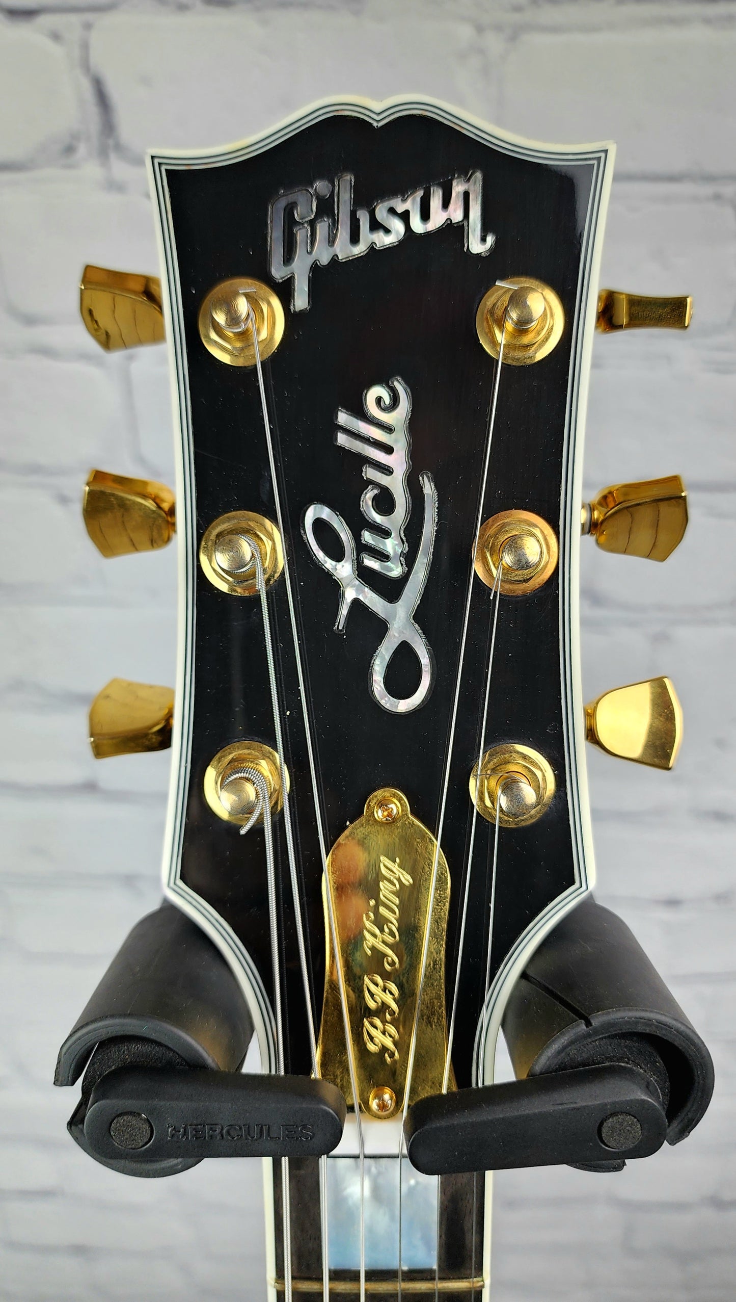 USED Gibson B.B. King Lucille Black Gloss Semi-Hollow 2007 Electric Guitar