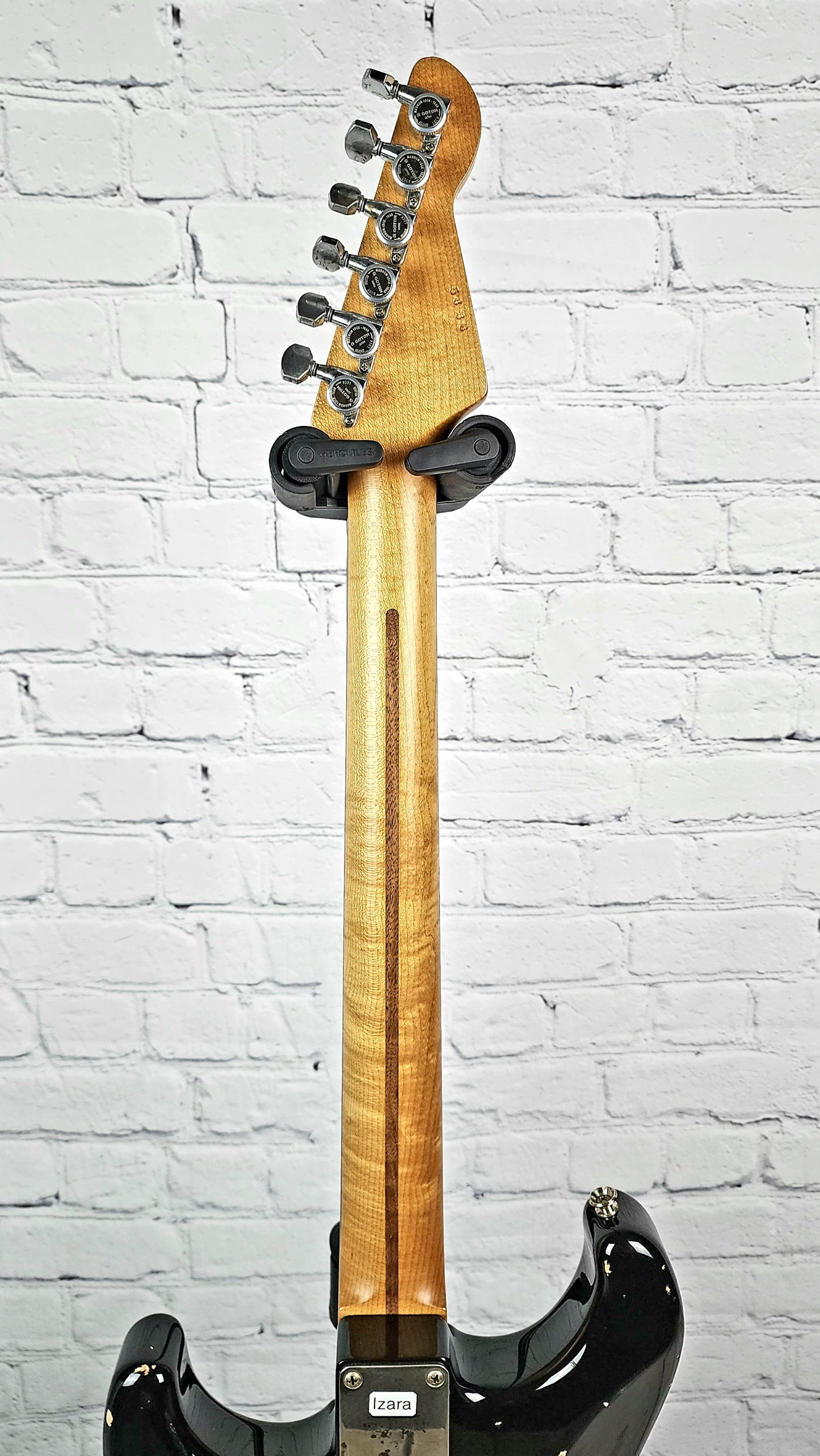LSL Instruments Saticoy Custom H/S Reverse Headstock Stainless Frets Electric Guitar Black Gloss Nitro