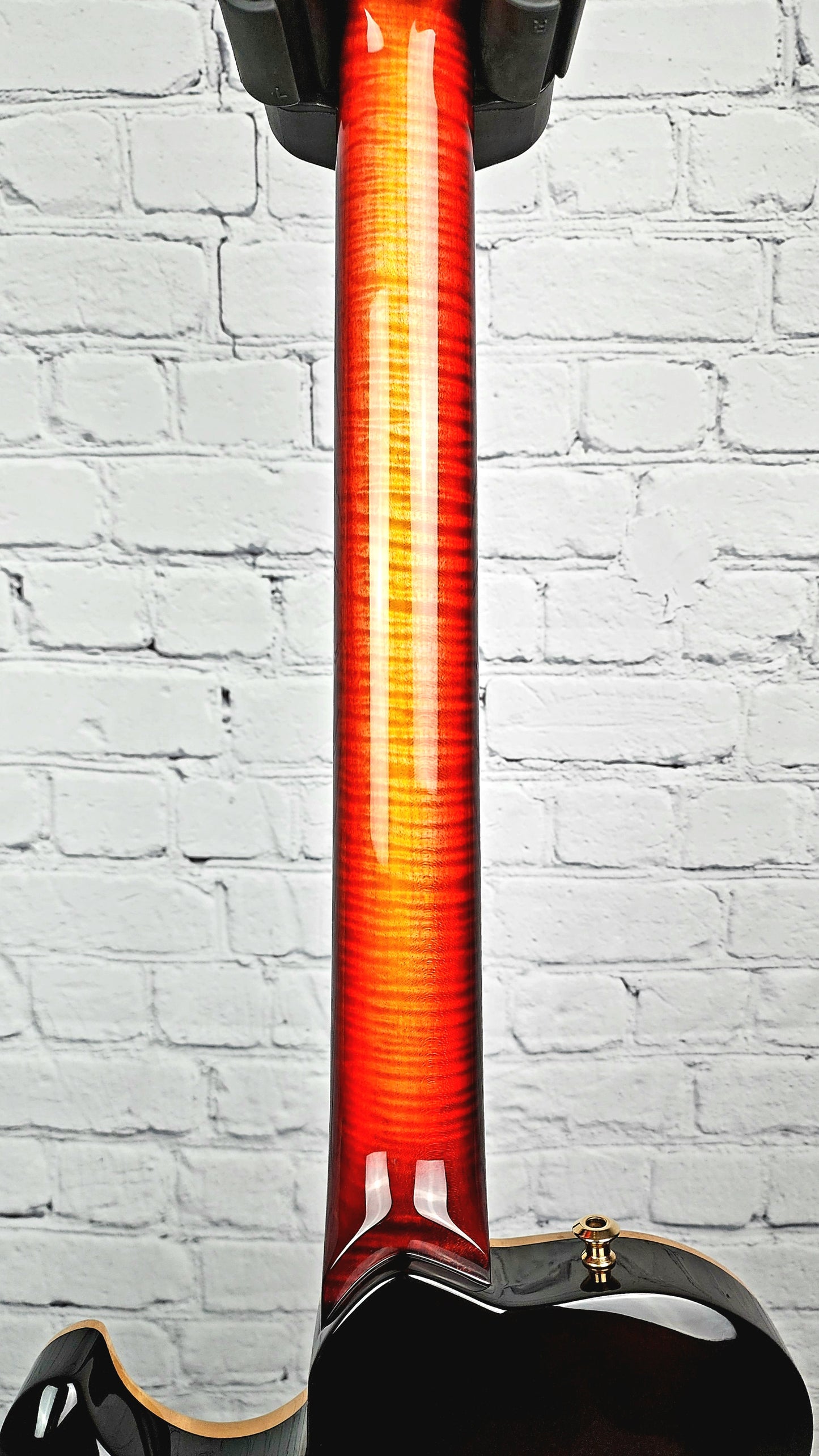 USED Knaggs Kenai Tier 1 Sunrise Burst Quilt Top HSS Electric Guitar Flame Neck