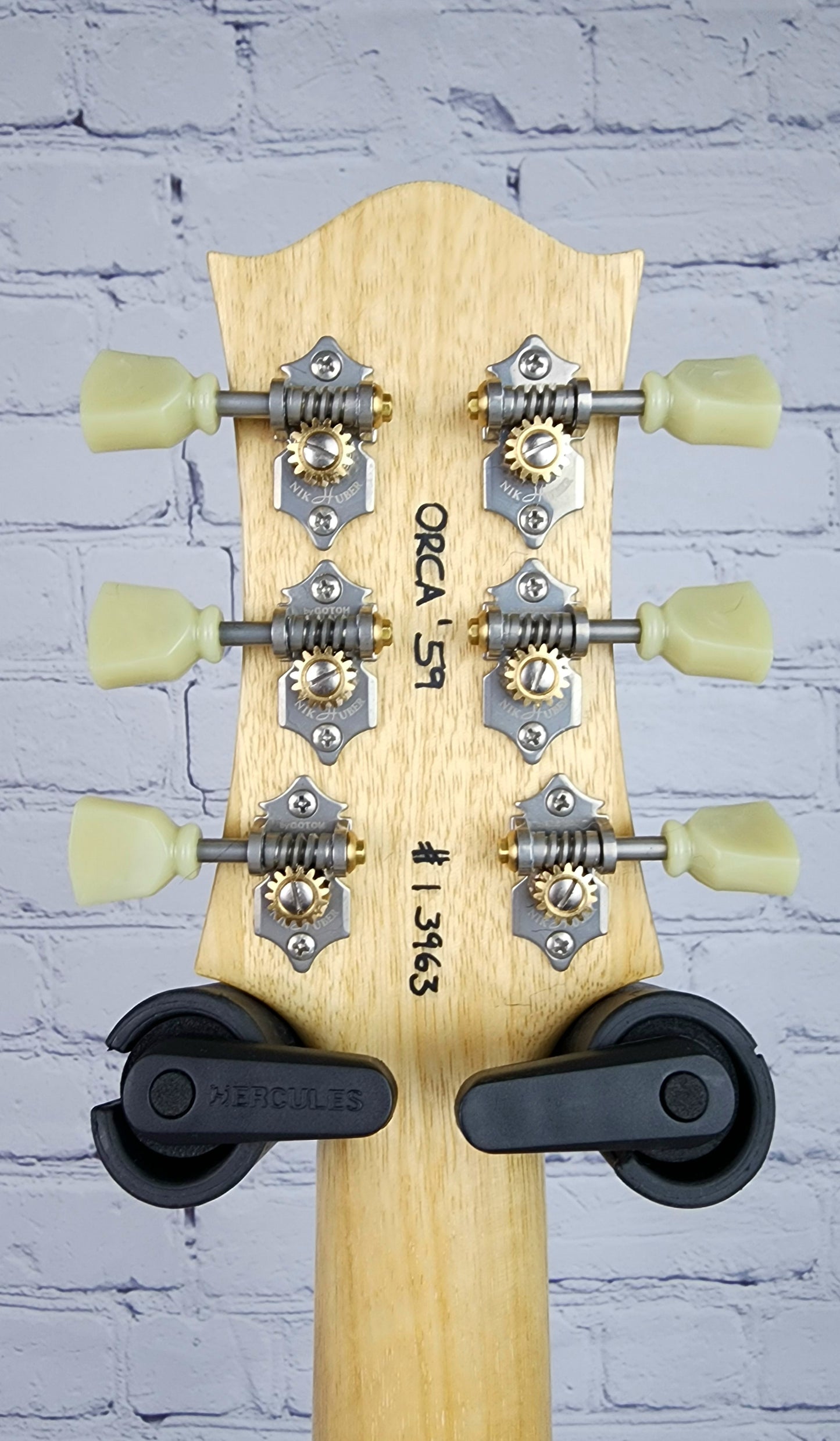 Nik Huber Guitars Orca 59 East Indian Rosewood Electric Guitar Charcoal Burst