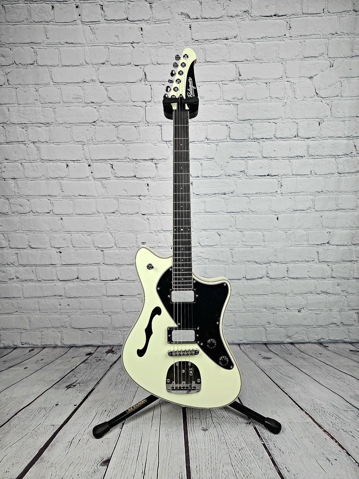 Balaguer Select Espada Ambient Semi-Hollow Electric Guitar Gloss Vintage White