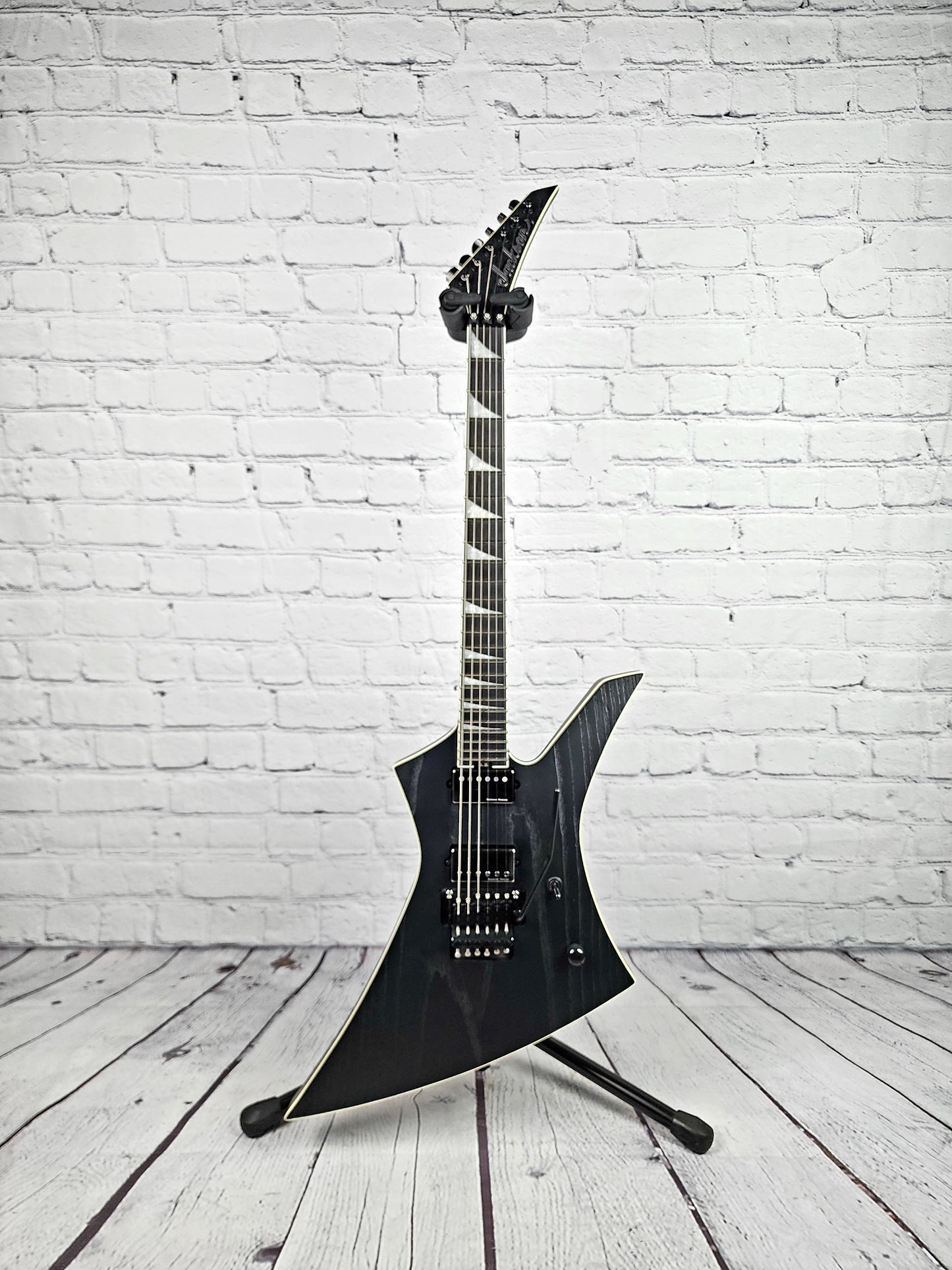 USED Jackson Kelly Jeff Loomis Signature Electric Guitar Sandblasted Satin Black
