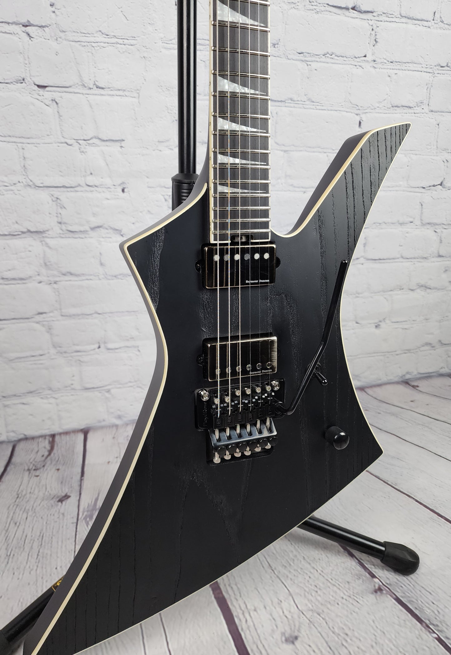 USED Jackson Kelly Jeff Loomis Signature Electric Guitar Sandblasted Satin Black